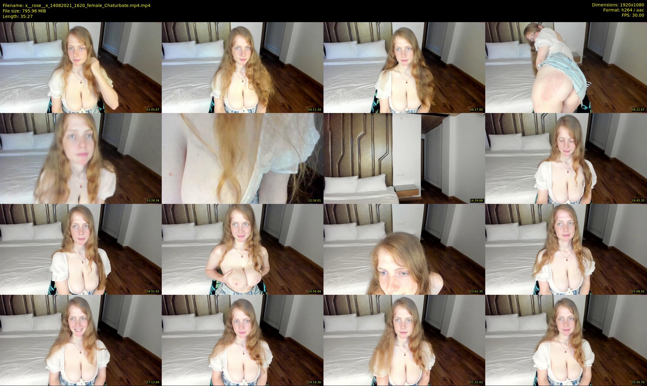 x__rose__x — 36 minute Chaturbate female cam show recording, 1080p, Aug 14, 2021