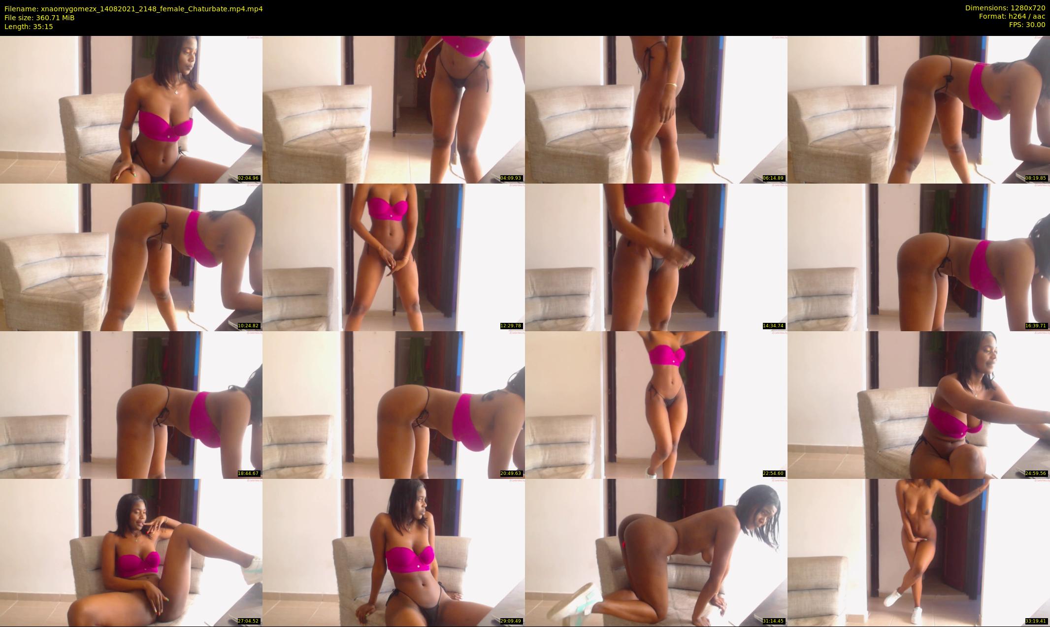 xnaomygomezx — 36 minute Chaturbate female cam show recording, 720p, Aug 14, 2021