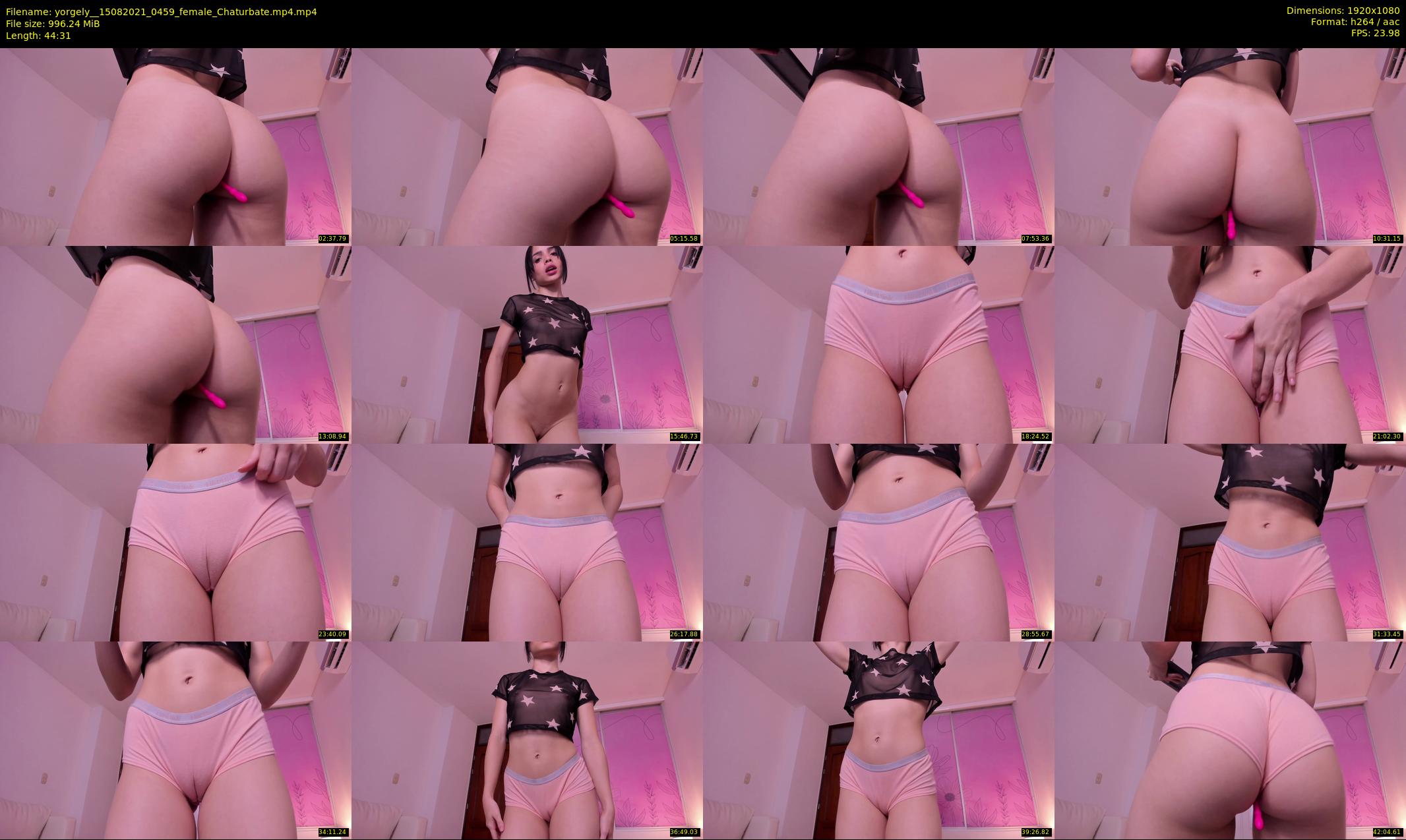 yorgely_ — 45 minute Chaturbate female cam show recording, 1080p, Aug 15, 2021