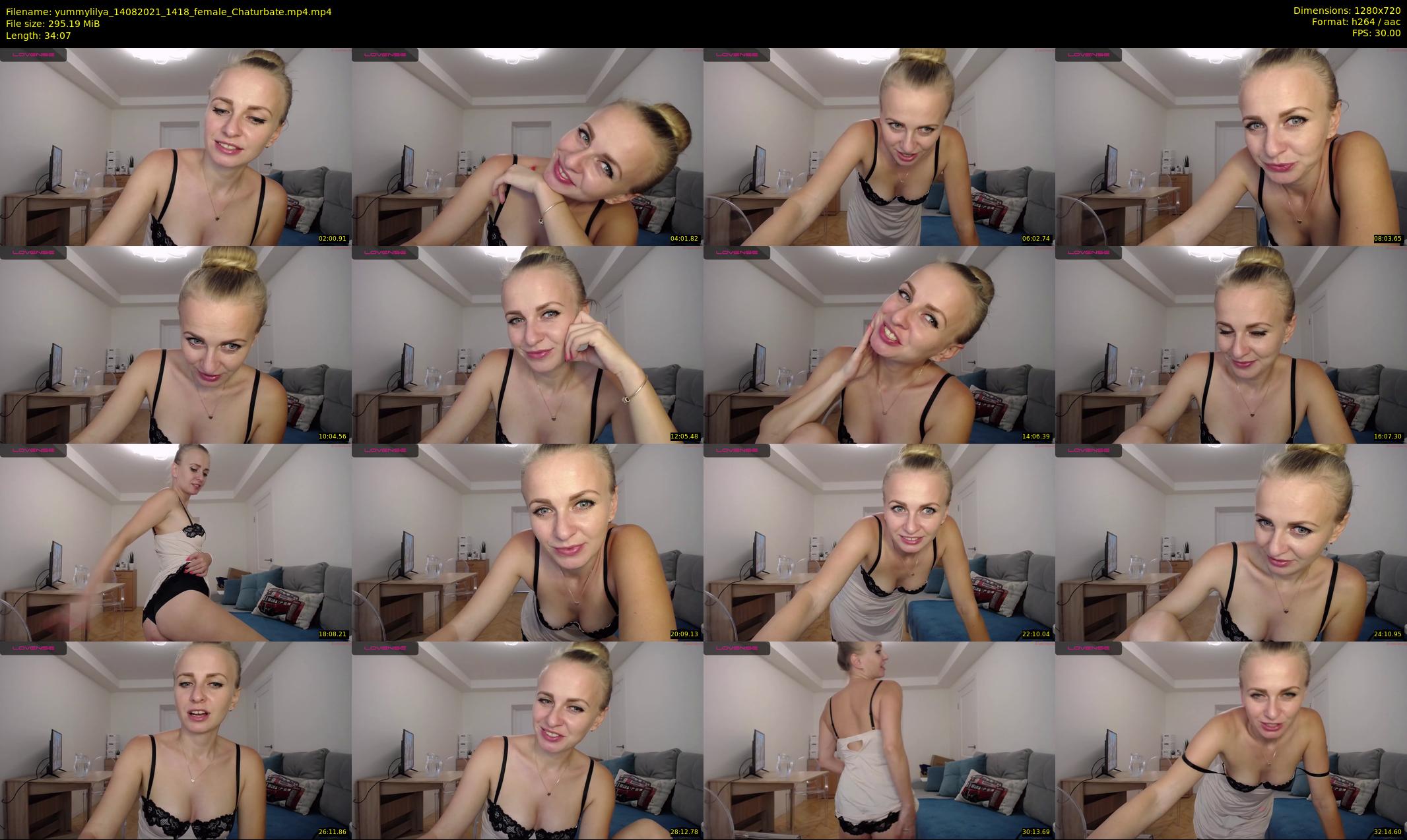 yummylilya — 35 minute Chaturbate female cam show recording, 720p, Aug 14, 2021