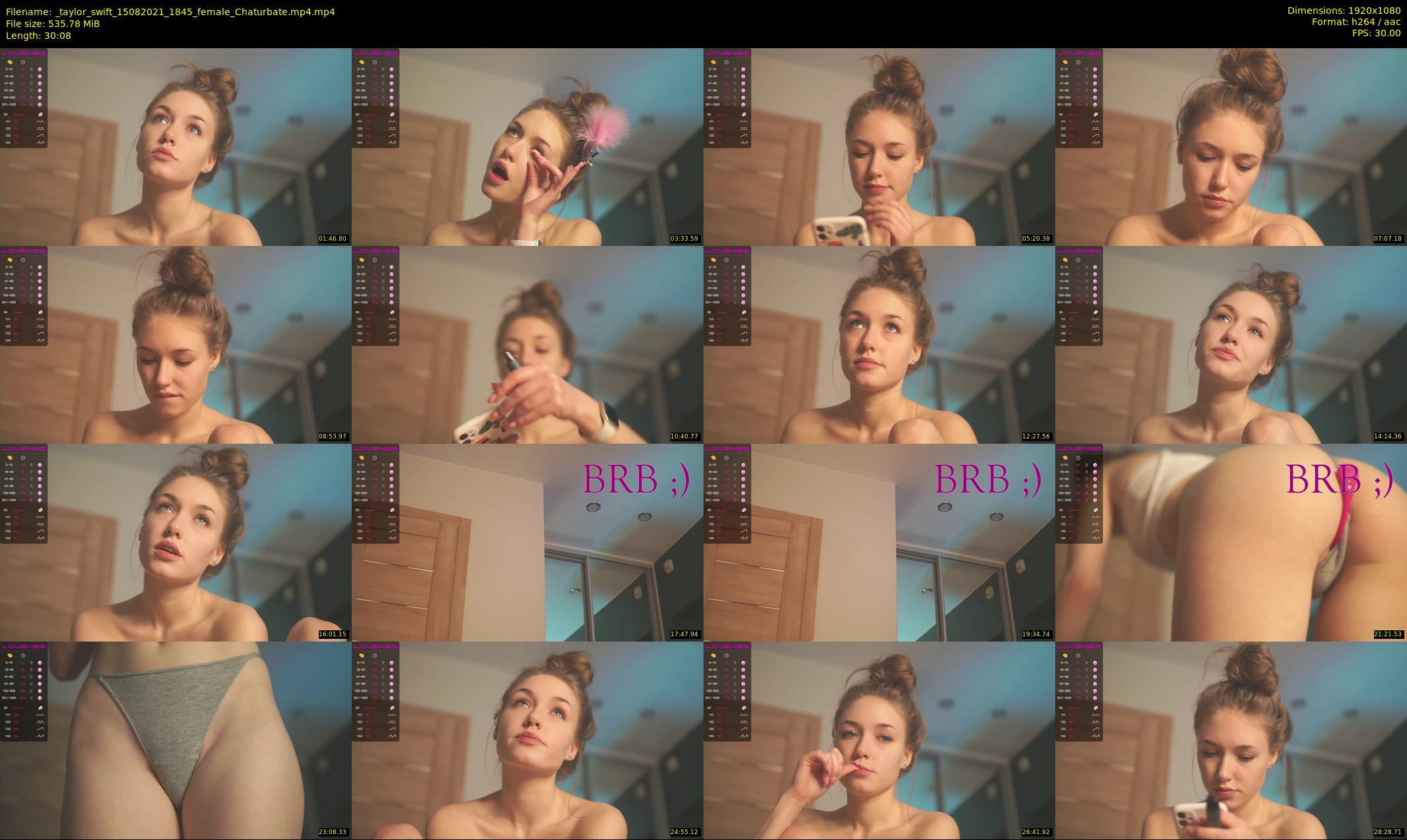 _taylor_swift — 31 minute Chaturbate female cam show recording, 1080p, Aug 15, 2021