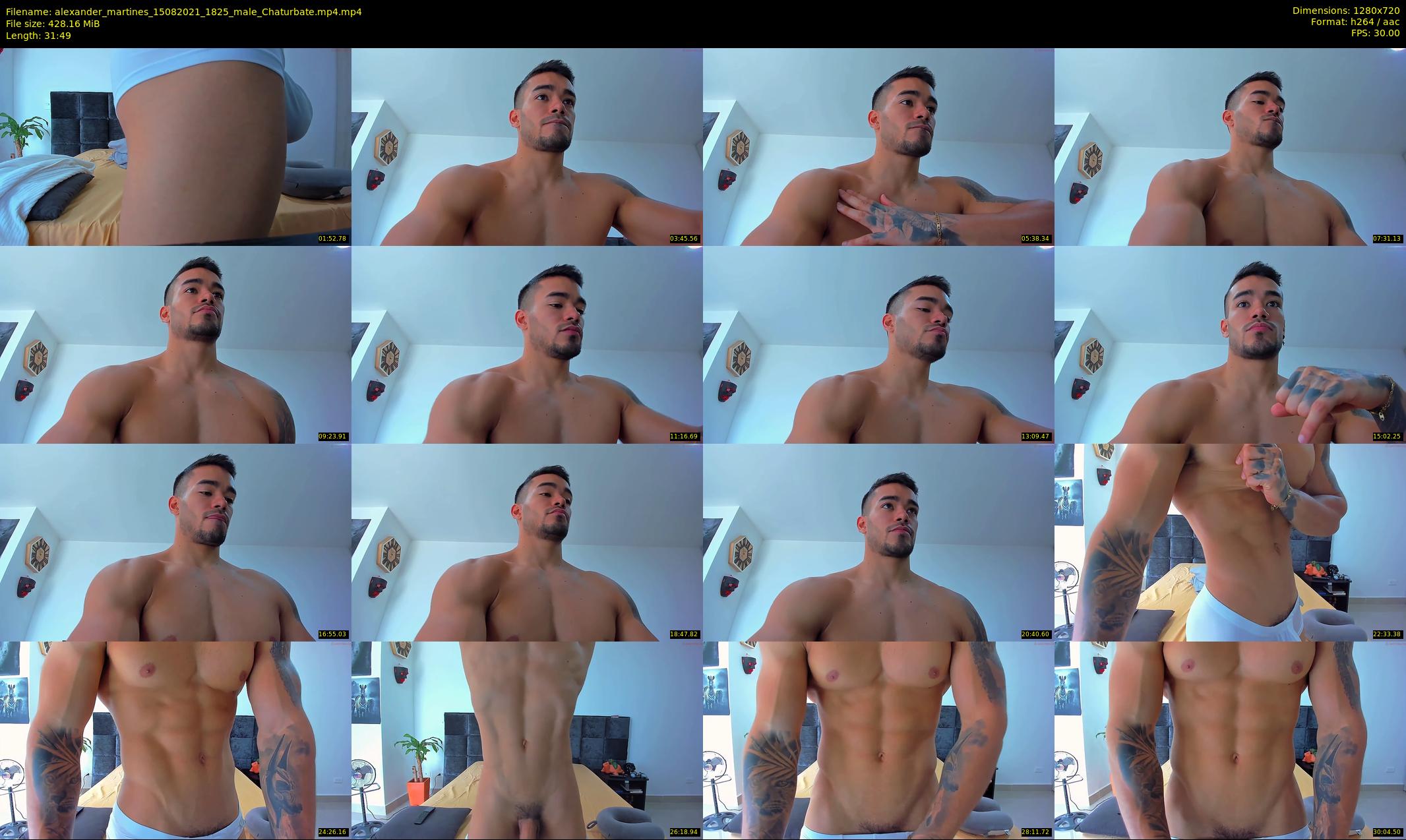 alexander_martines — 32 minute Chaturbate male cam show recording, 720p, Aug 15, 2021
