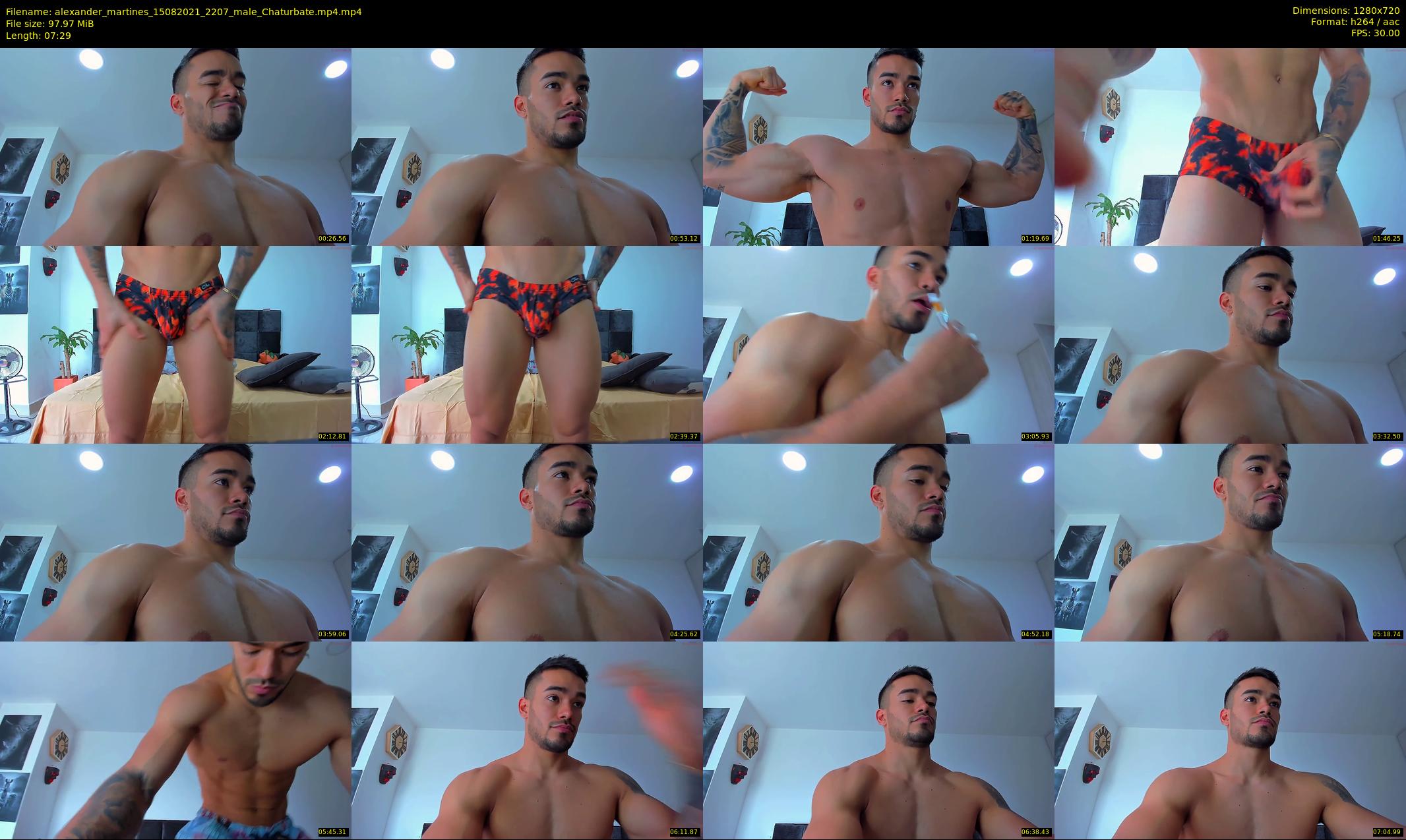 alexander_martines — 8 minute Chaturbate male cam show recording, 720p, Aug 15, 2021