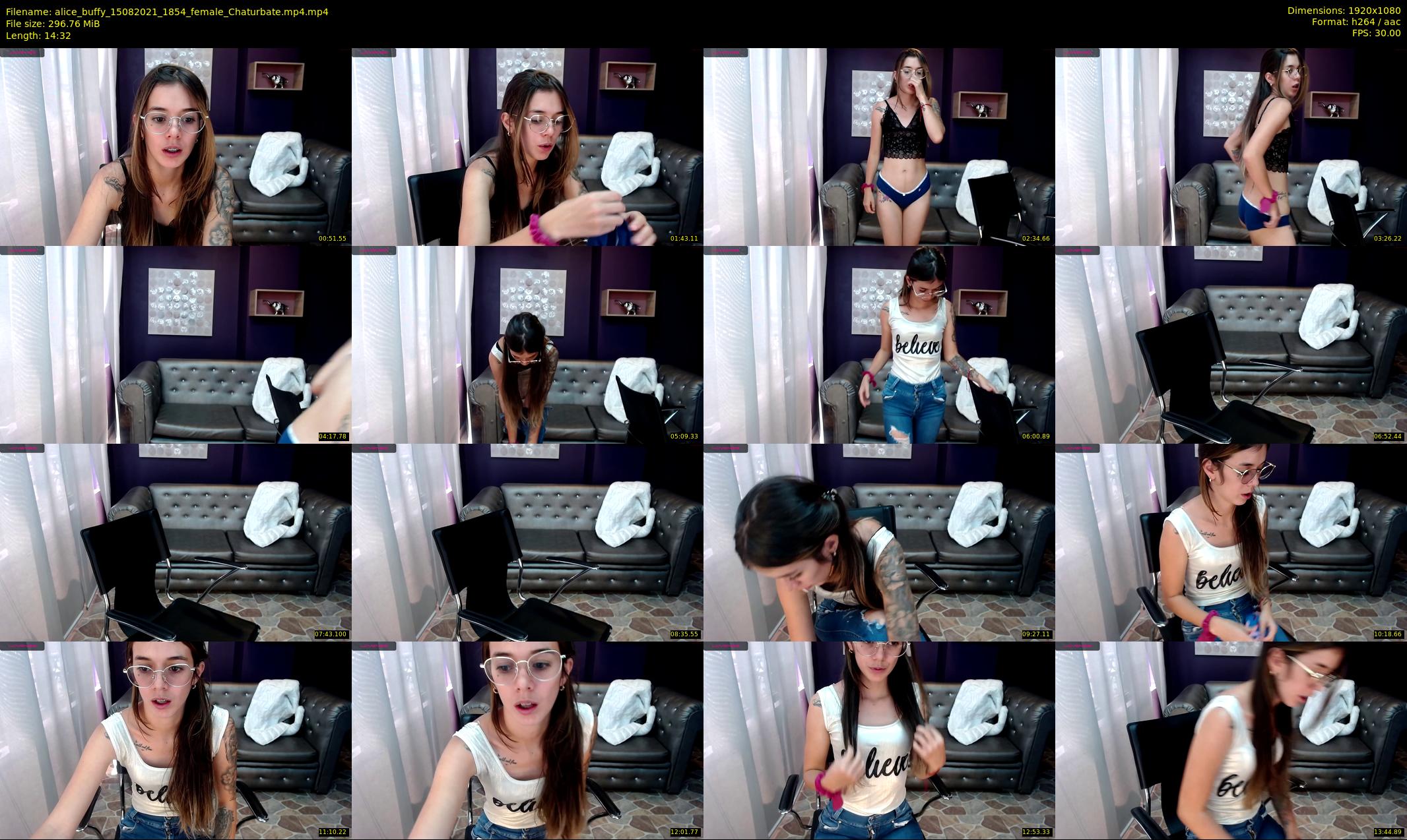 alice_buffy — 15 minute Chaturbate female cam show recording, 1080p, Aug 15, 2021