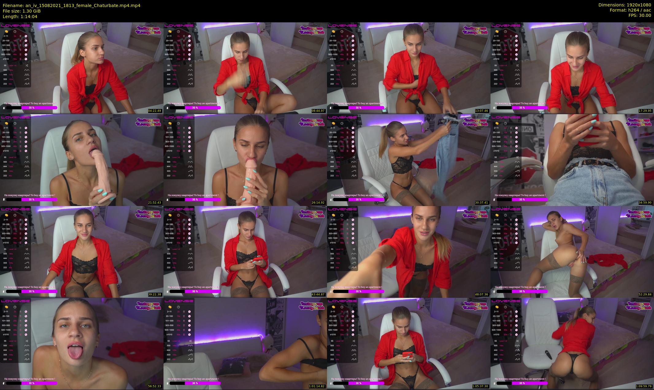 an_iv — 75 minute Chaturbate female cam show recording, 1080p, Aug 15, 2021