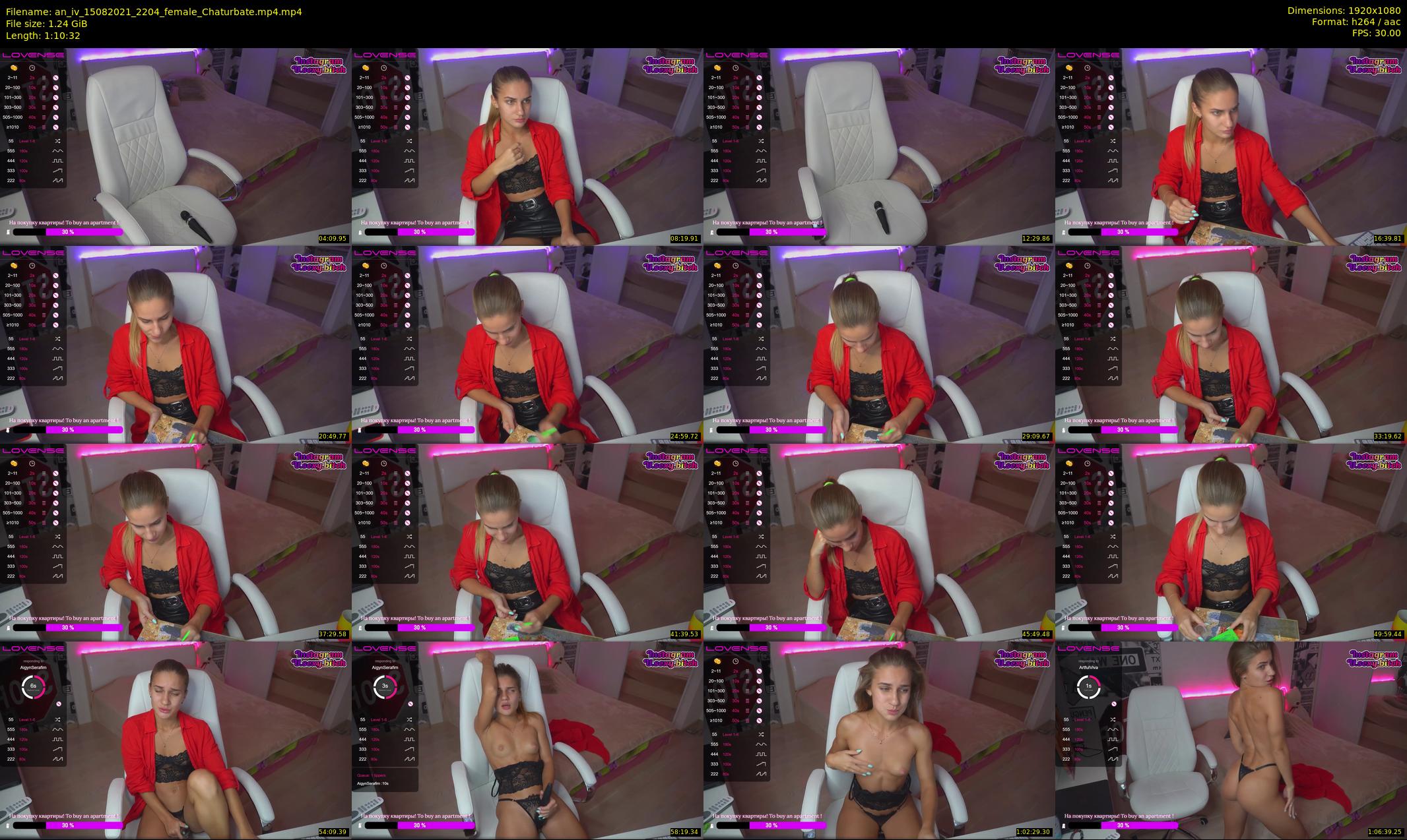 an_iv — 71 minute Chaturbate female cam show recording, 1080p, Aug 15, 2021