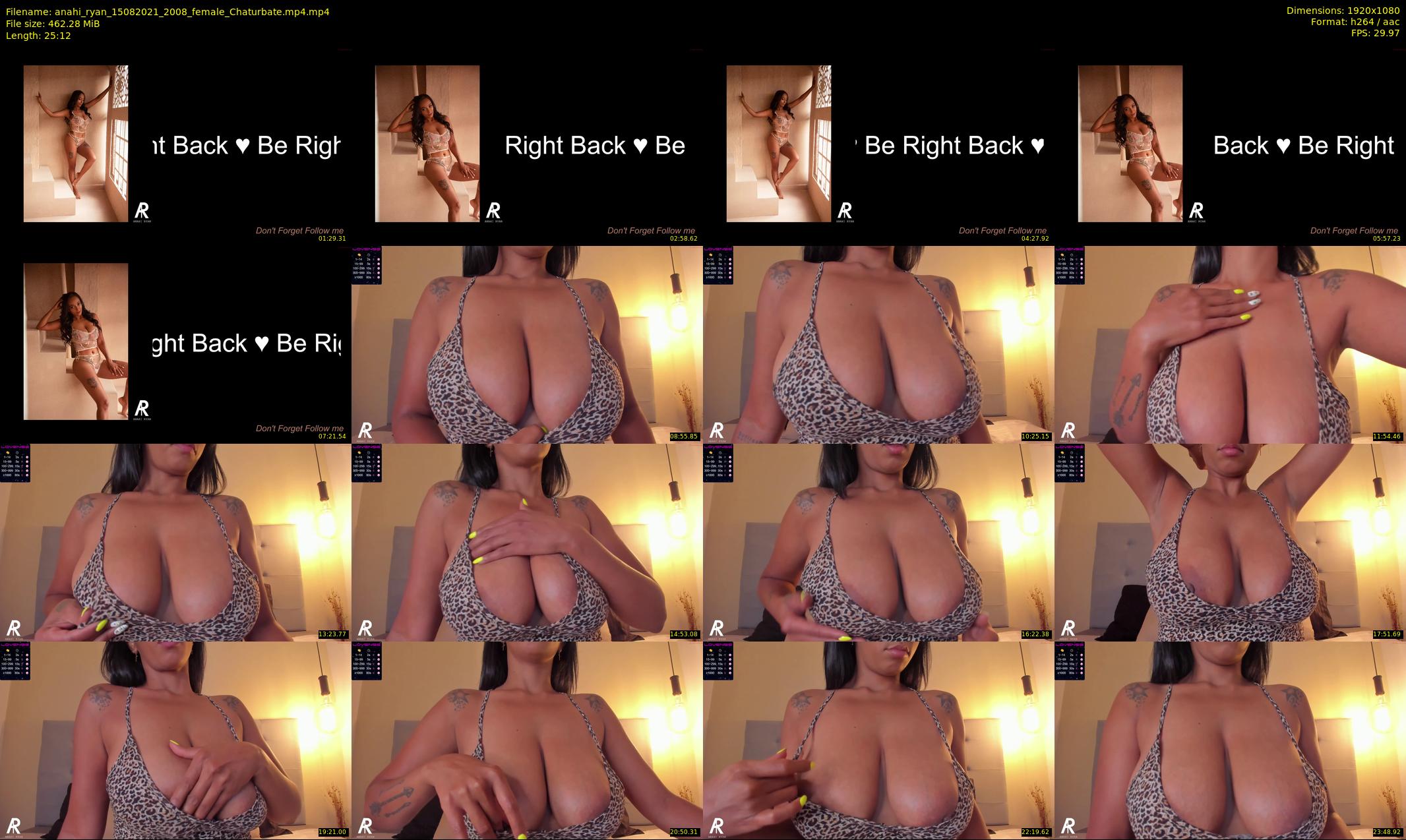 anahi_ryan — 26 minute Chaturbate female cam show recording, 1080p, Aug 15, 2021