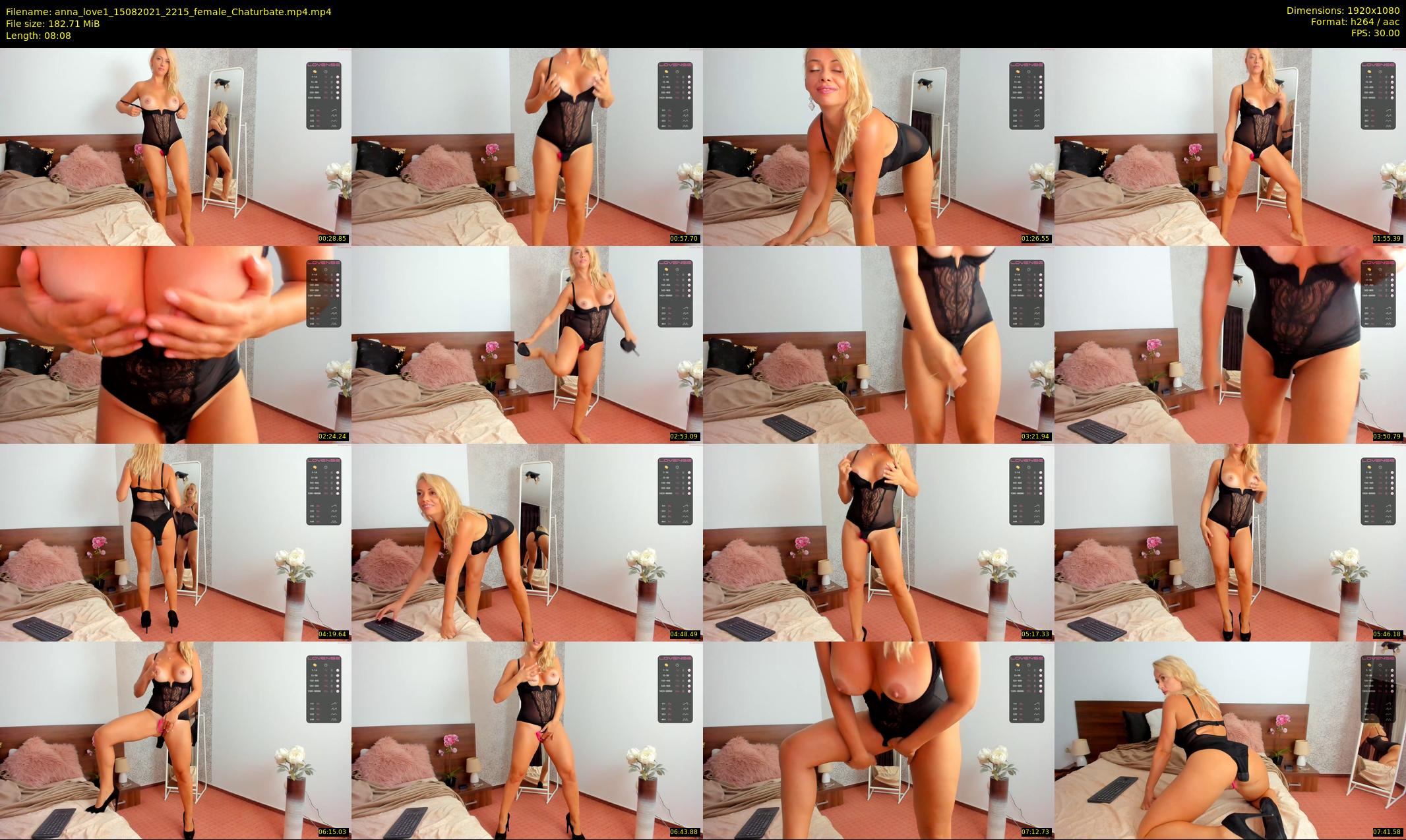 anna_love1 — 9 minute Chaturbate female cam show recording, 1080p, Aug 15, 2021