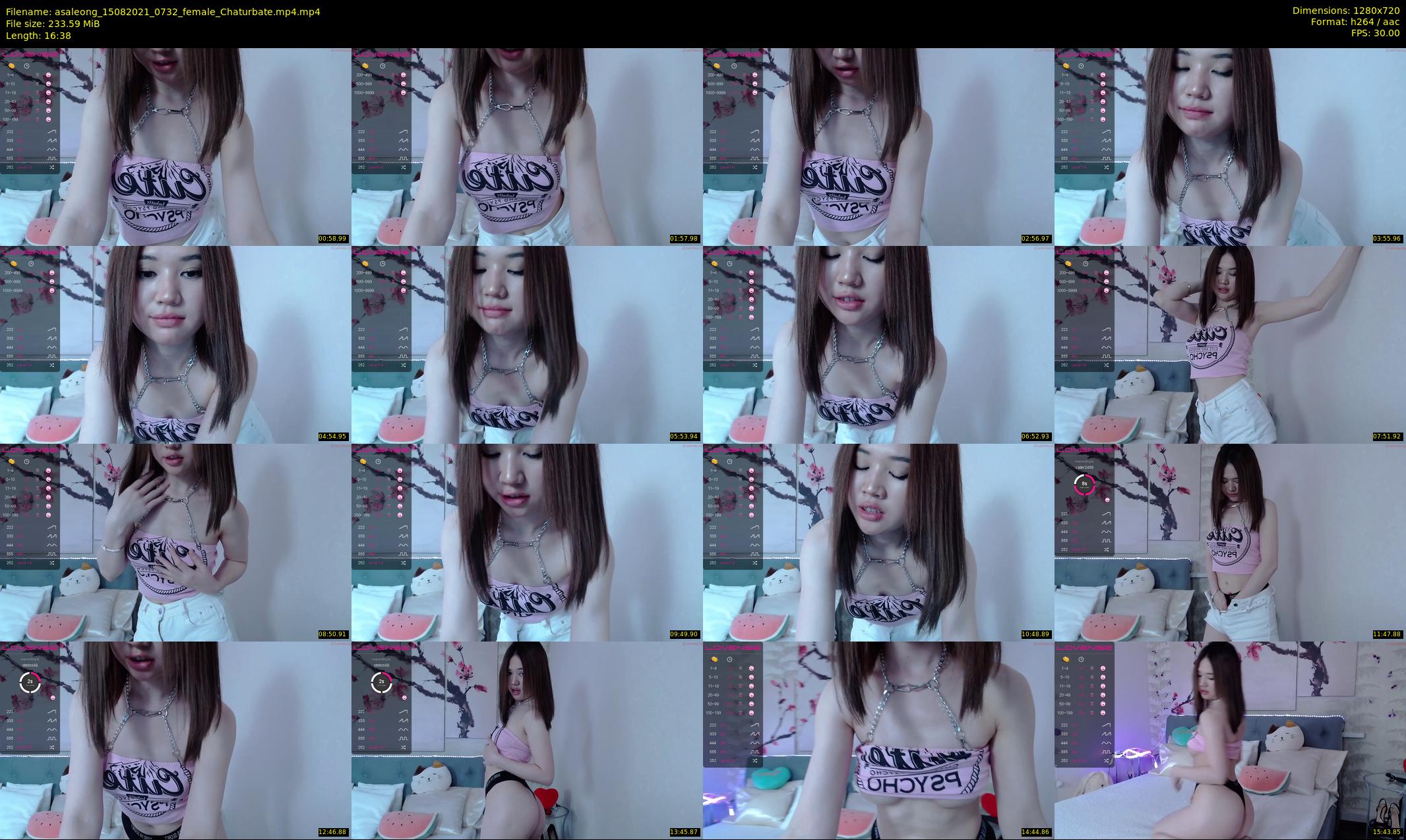 asaleong — 17 minute Chaturbate female cam show recording, 720p, Aug 15, 2021
