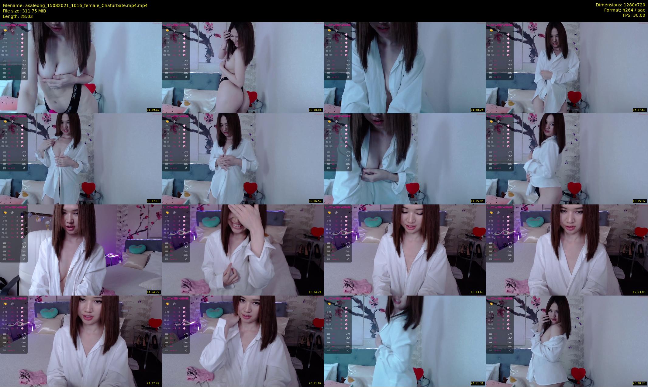 asaleong — 29 minute Chaturbate female cam show recording, 720p, Aug 15, 2021