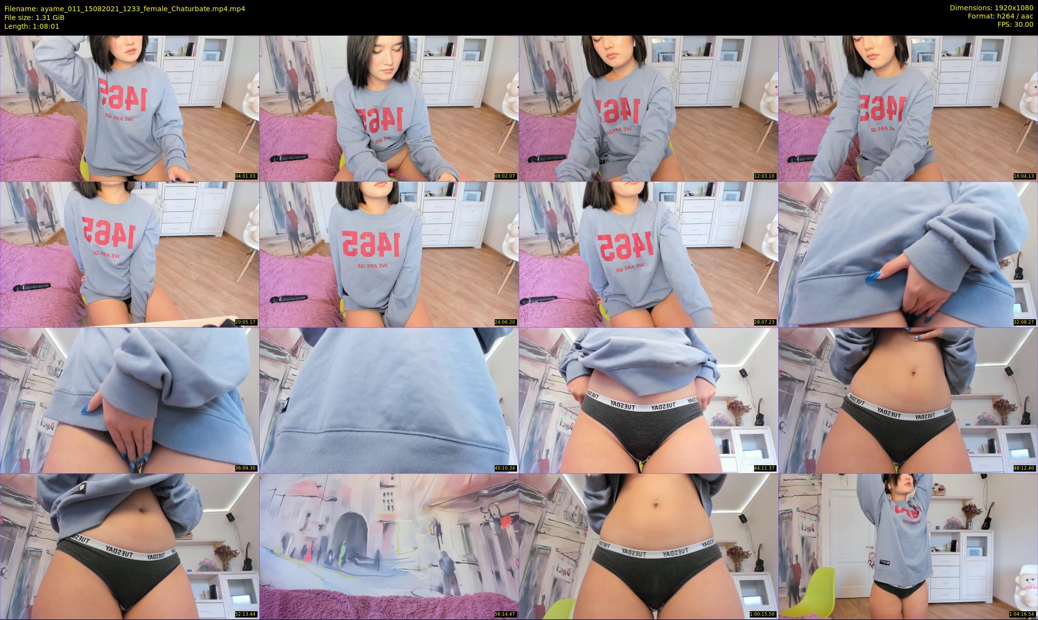 ayame_011 — 69 minute Chaturbate female cam show recording, 1080p, Aug 15, 2021
