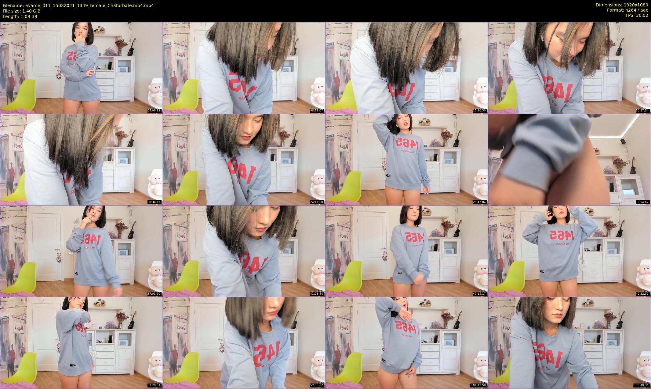 ayame_011 — 70 minute Chaturbate female cam show recording, 1080p, Aug 15, 2021