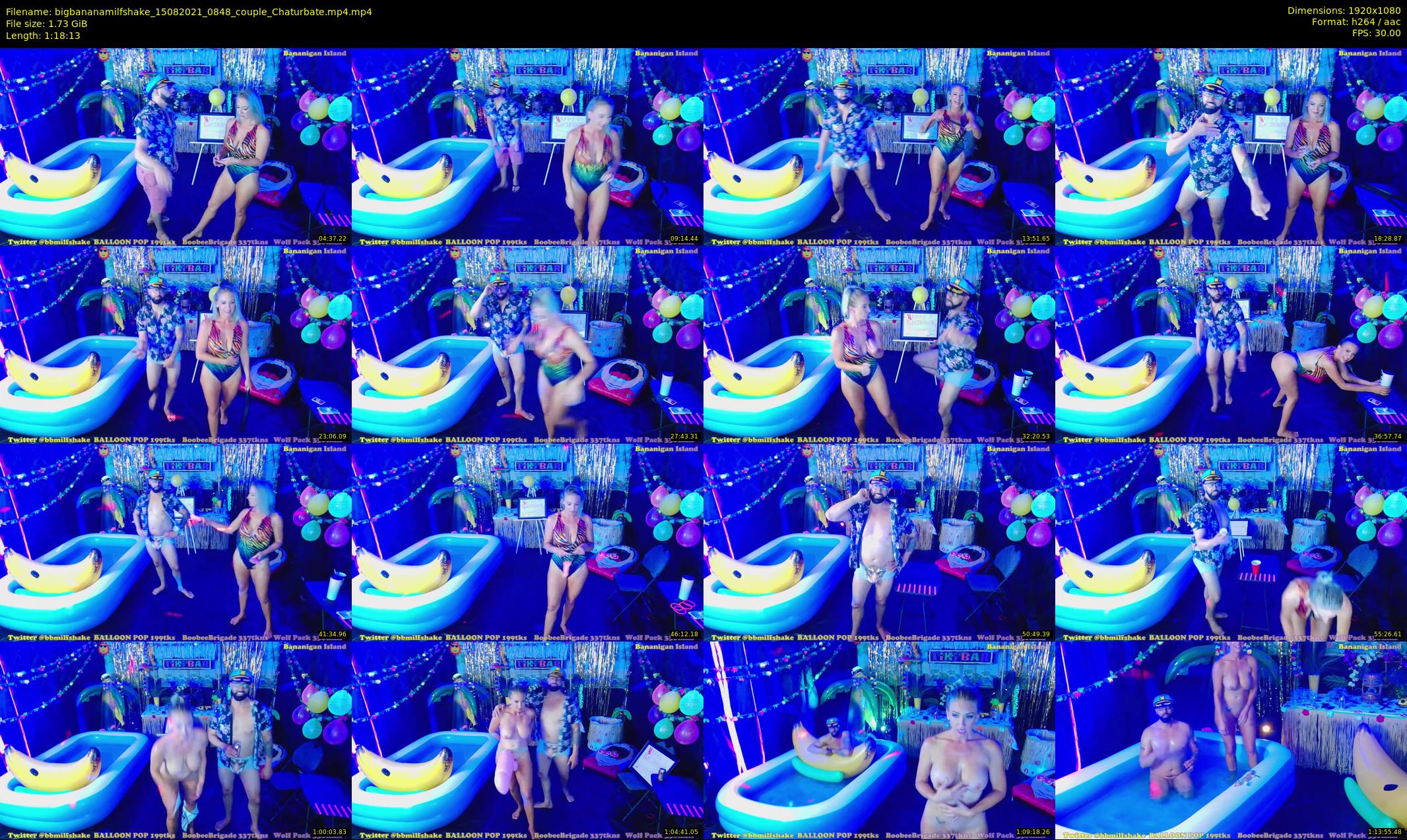bigbananamilfshake — 79 minute Chaturbate couple cam show recording, 1080p, Aug 15, 2021