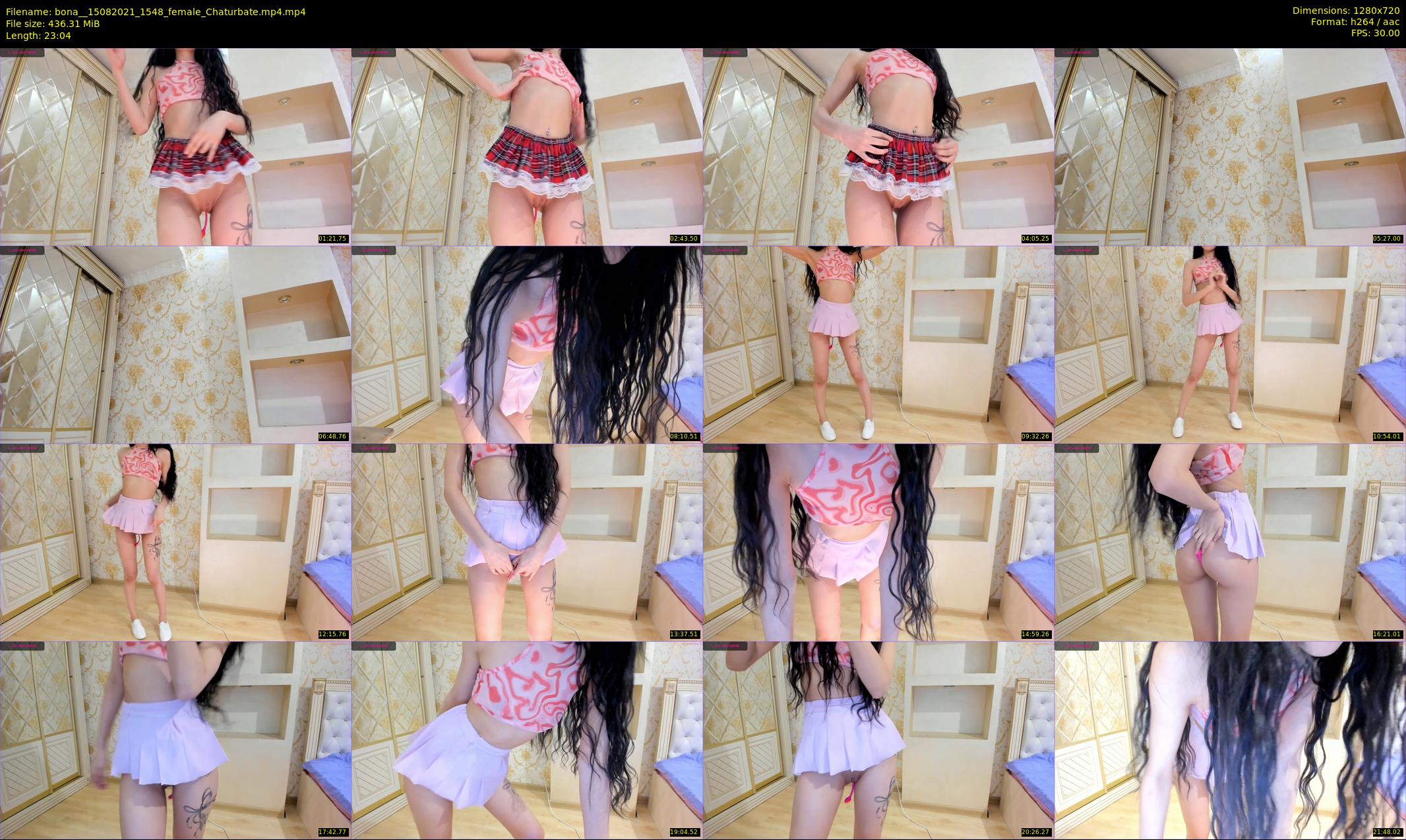 bona_ — 24 minute Chaturbate female cam show recording, 720p, Aug 15, 2021