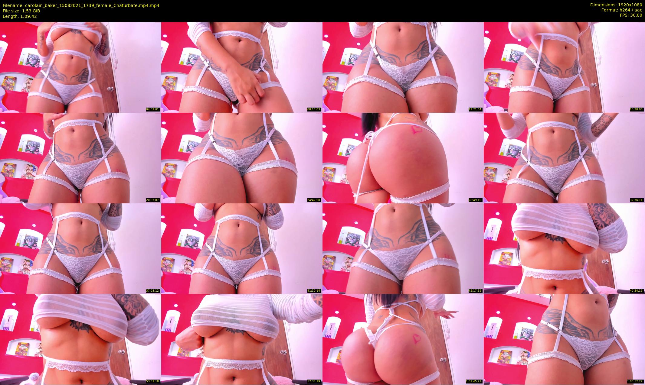 carolain_baker — 70 minute Chaturbate female cam show recording, 1080p, Aug 15, 2021
