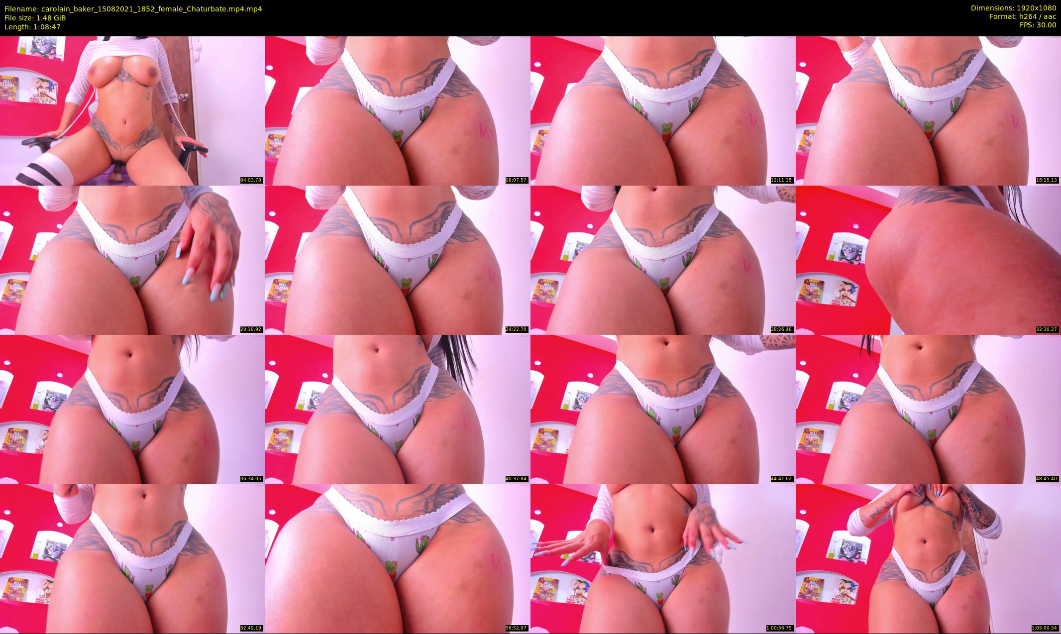 carolain_baker — 69 minute Chaturbate female cam show recording, 1080p, Aug 15, 2021