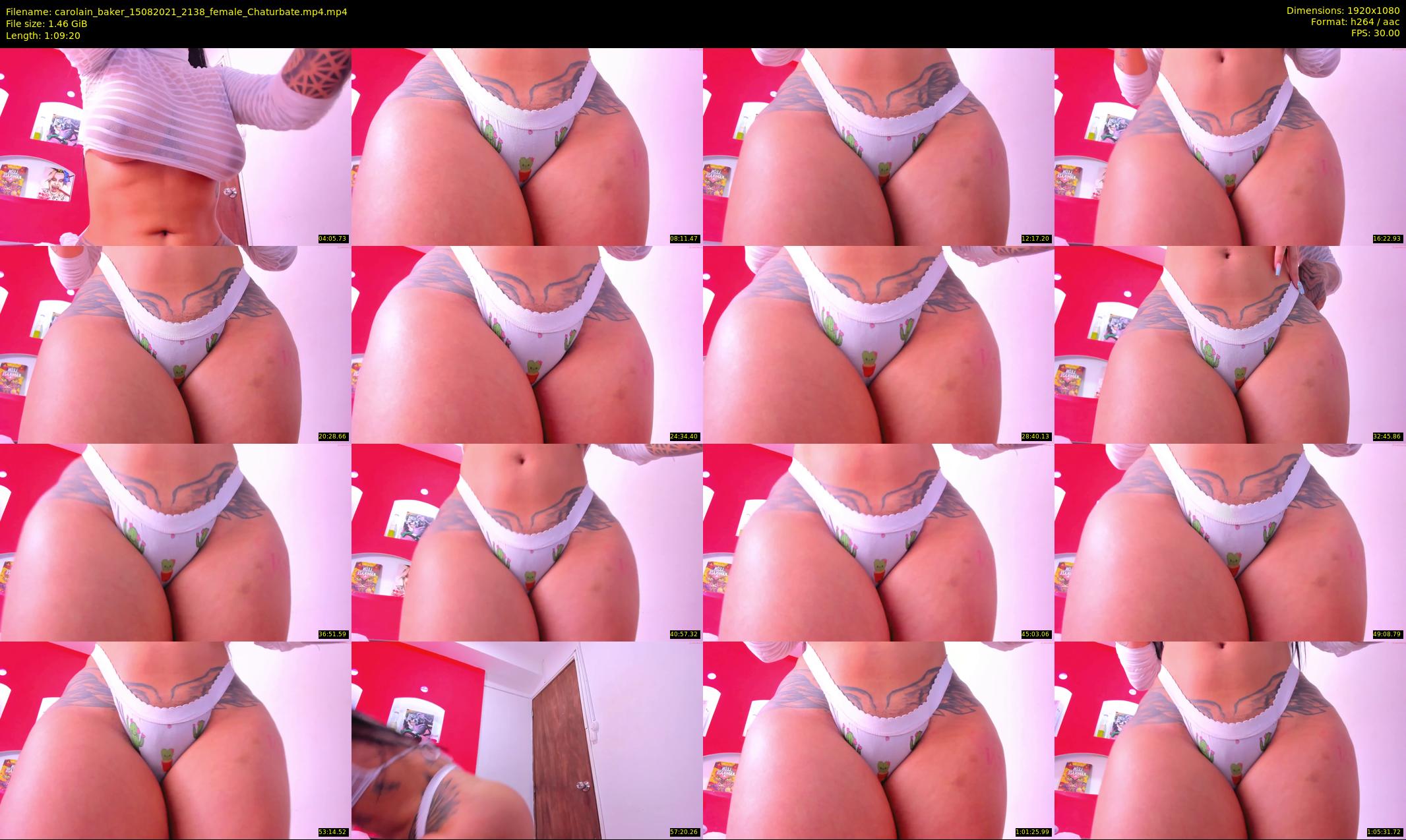 carolain_baker — 70 minute Chaturbate female cam show recording, 1080p, Aug 15, 2021