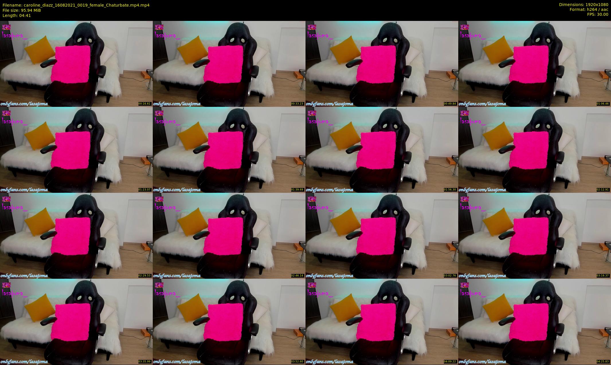 caroline_diazz — 5 minute Chaturbate female cam show recording, 1080p, Aug 16, 2021