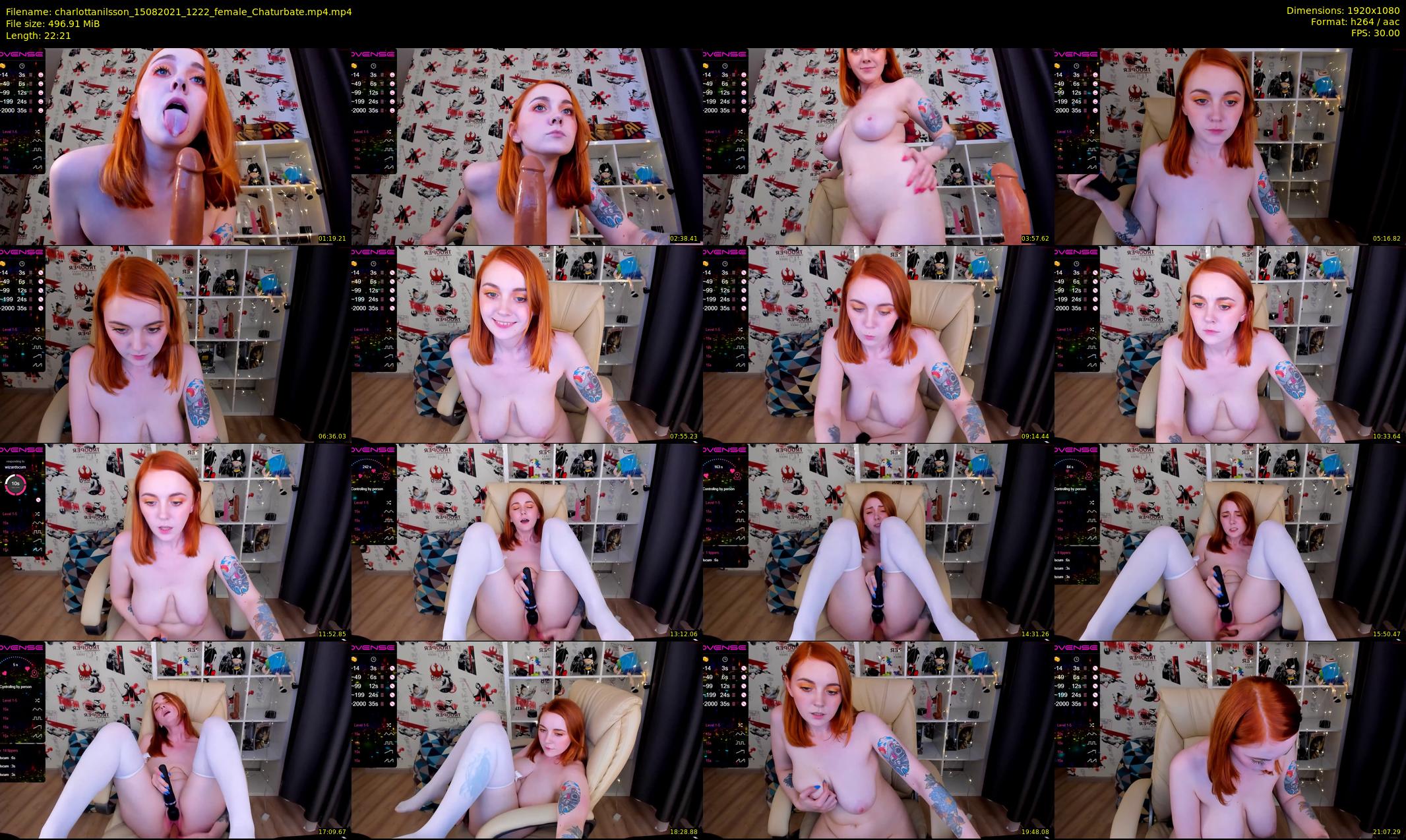charlottanilsson — 23 minute Chaturbate female cam show recording, 1080p, Aug 15, 2021