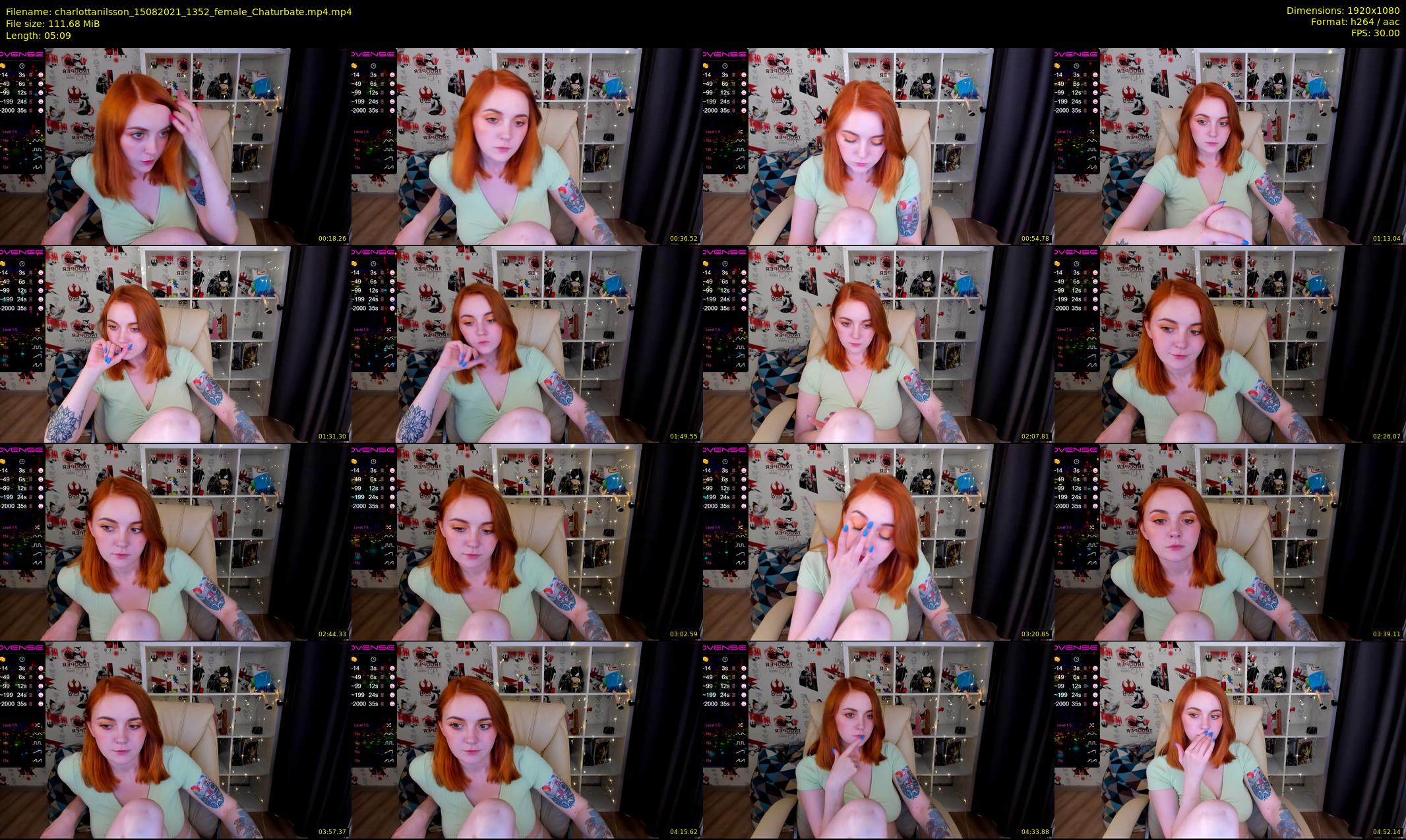 charlottanilsson — 6 minute Chaturbate female cam show recording, 1080p, Aug 15, 2021