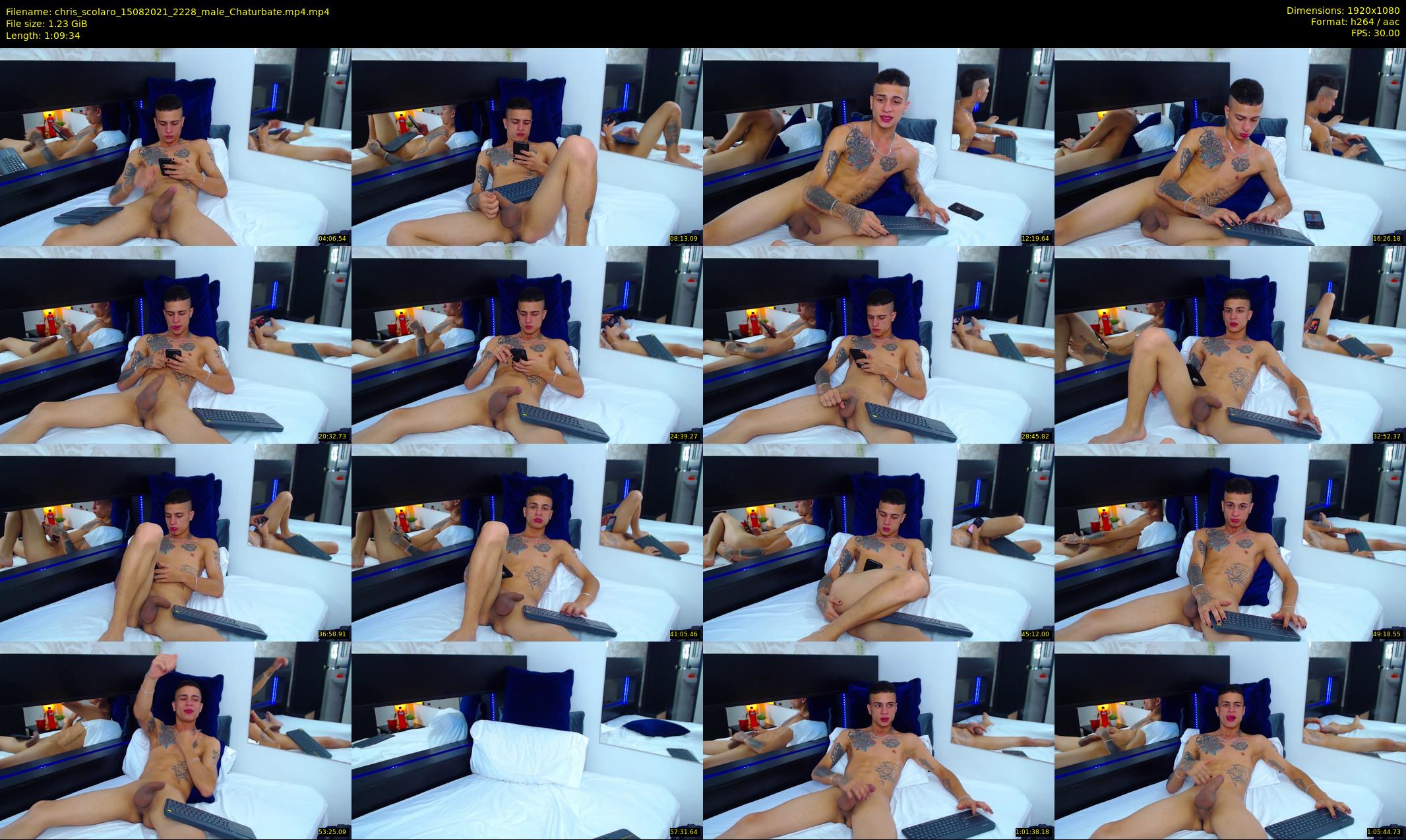 chris_scolaro — 70 minute Chaturbate male cam show recording, 1080p, Aug 15, 2021