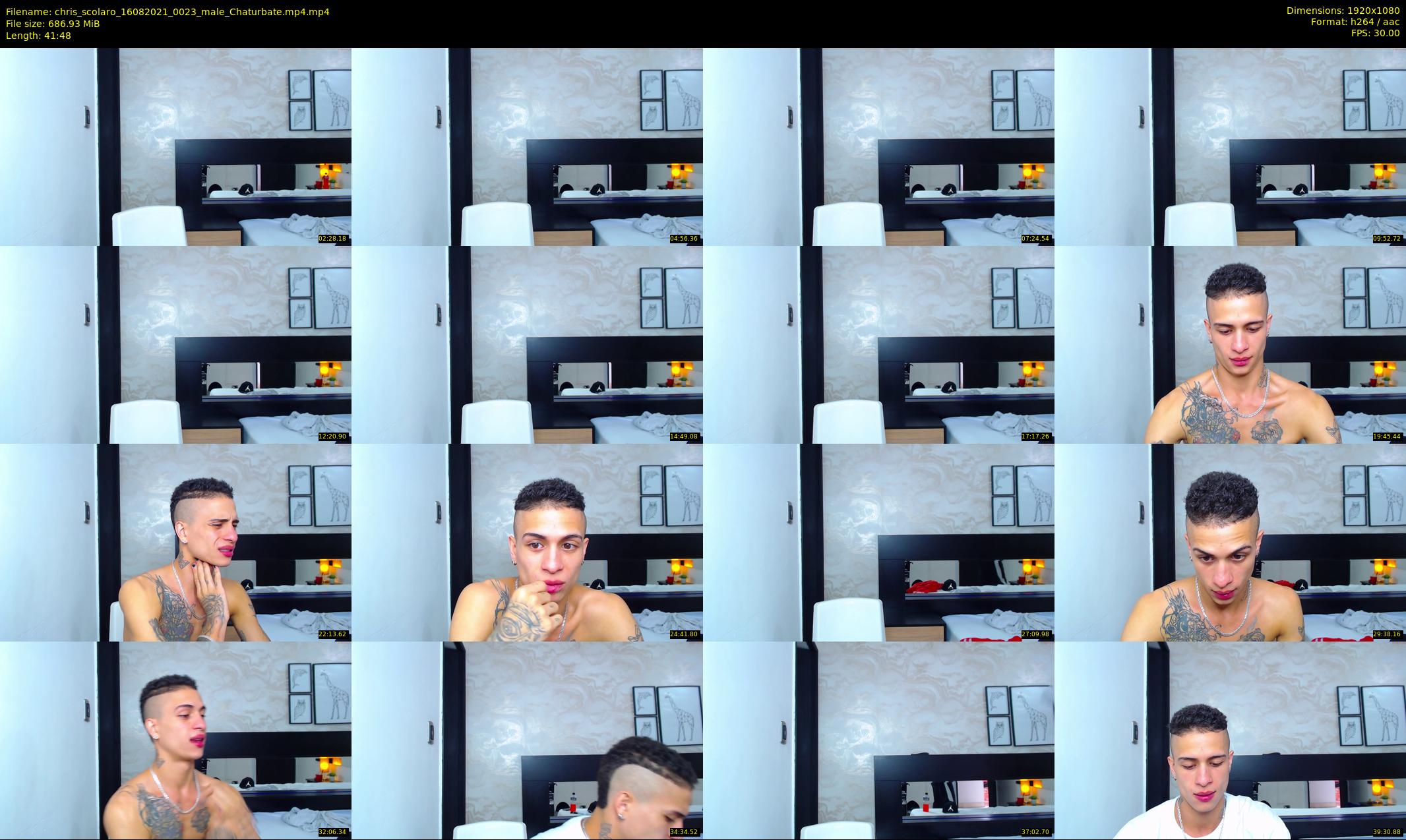 chris_scolaro — 42 minute Chaturbate male cam show recording, 1080p, Aug 16, 2021