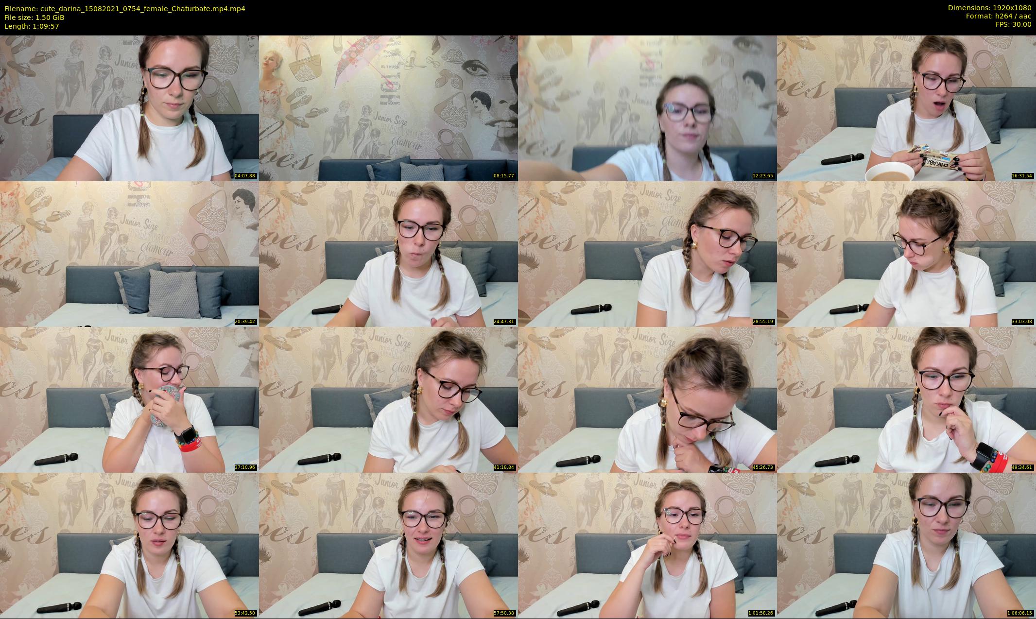 cute_darina — 70 minute Chaturbate female cam show recording, 1080p, Aug 15, 2021