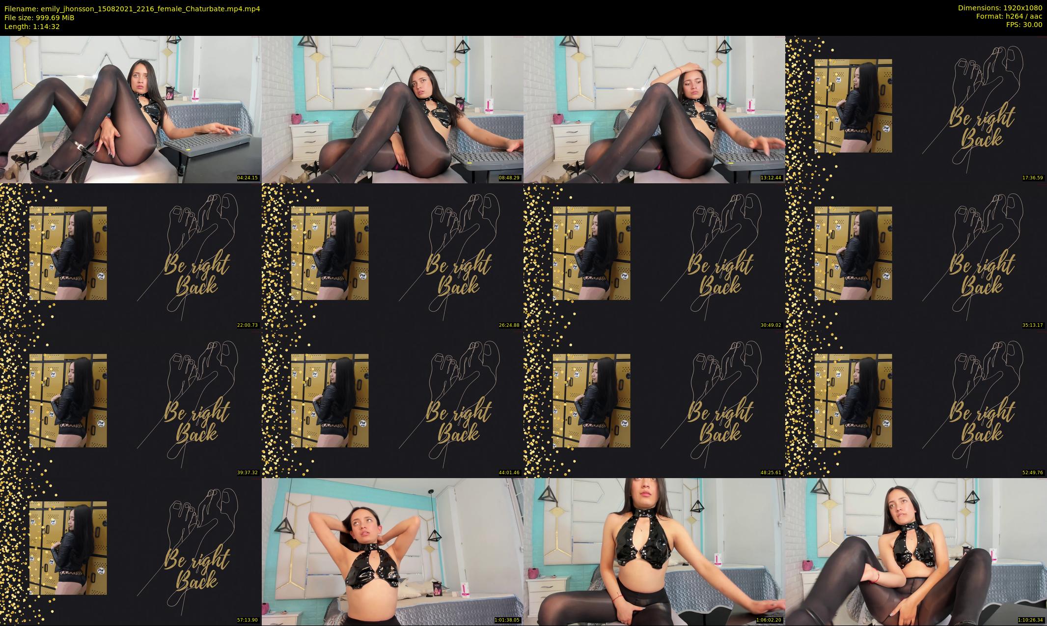 emily_jhonsson — 75 minute Chaturbate female cam show recording, 1080p, Aug 15, 2021