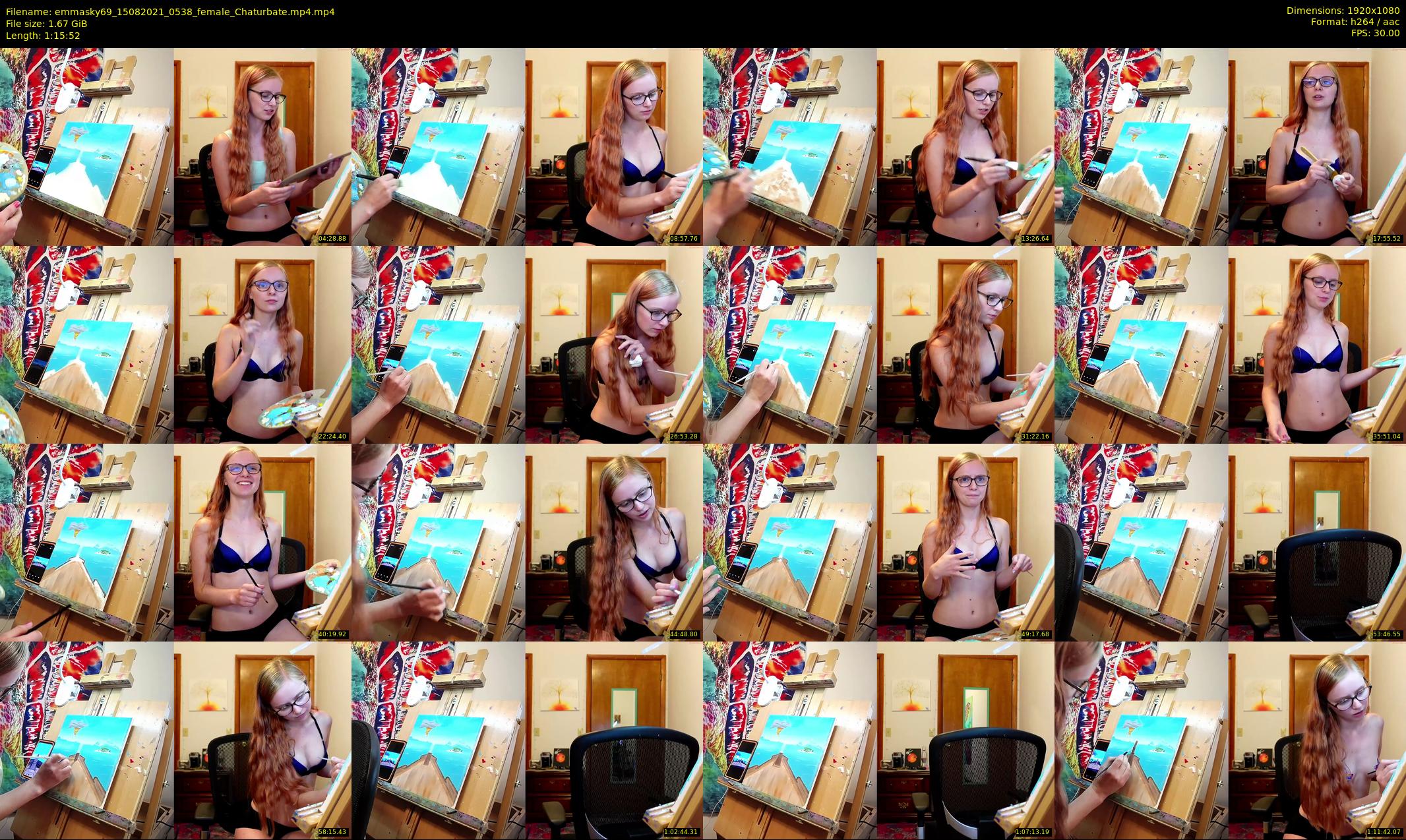 emmasky69 — 76 minute Chaturbate female cam show recording, 1080p, Aug 15, 2021