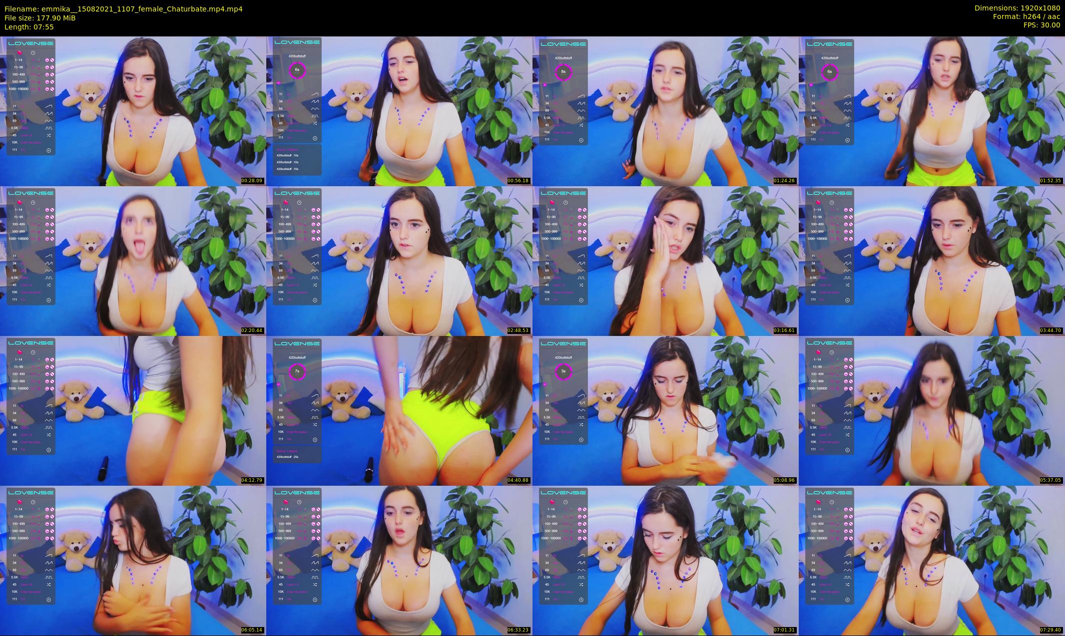 emmika_ — 8 minute Chaturbate female cam show recording, 1080p, Aug 15, 2021