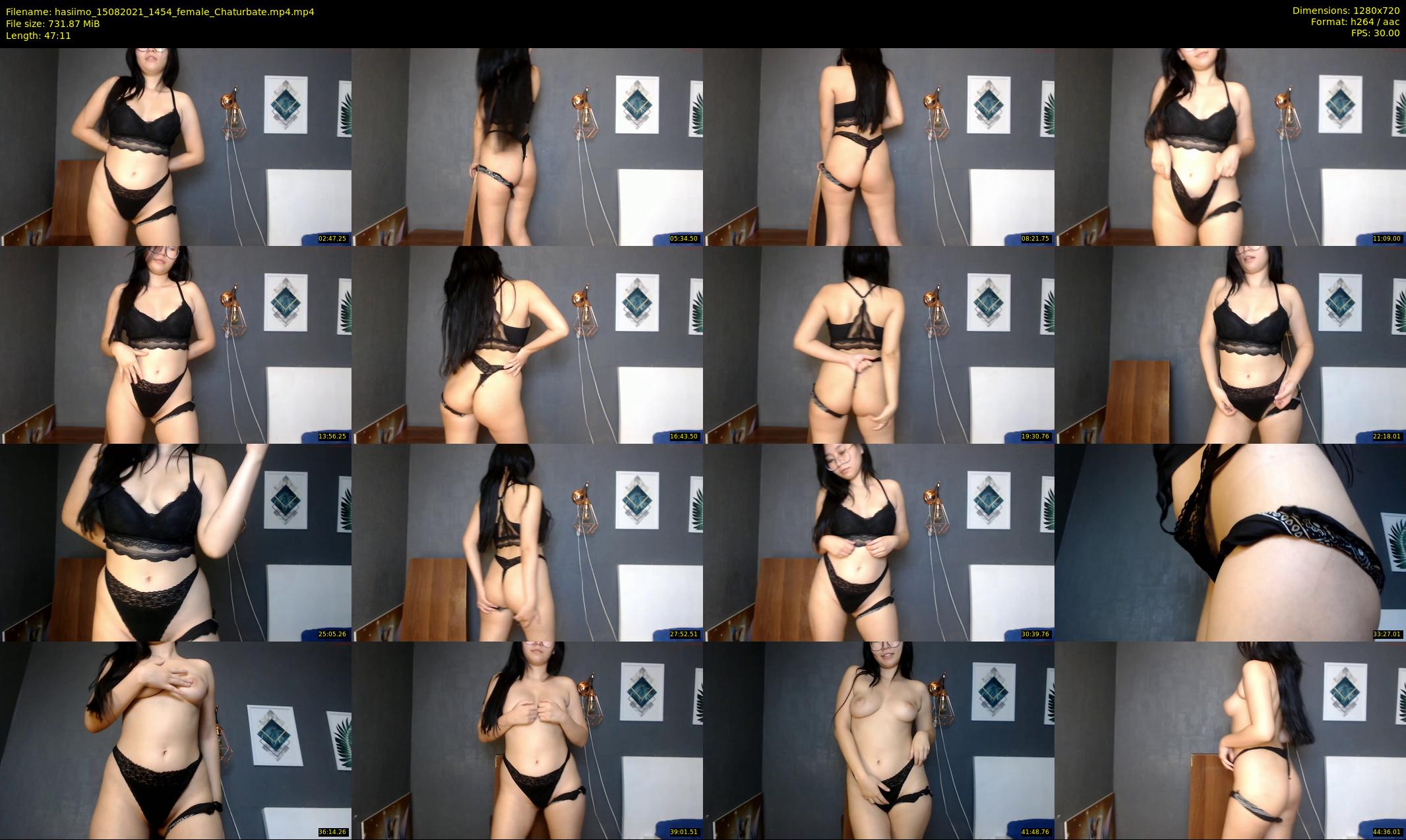 hasiimo — 48 minute Chaturbate female cam show recording, 720p, Aug 15, 2021
