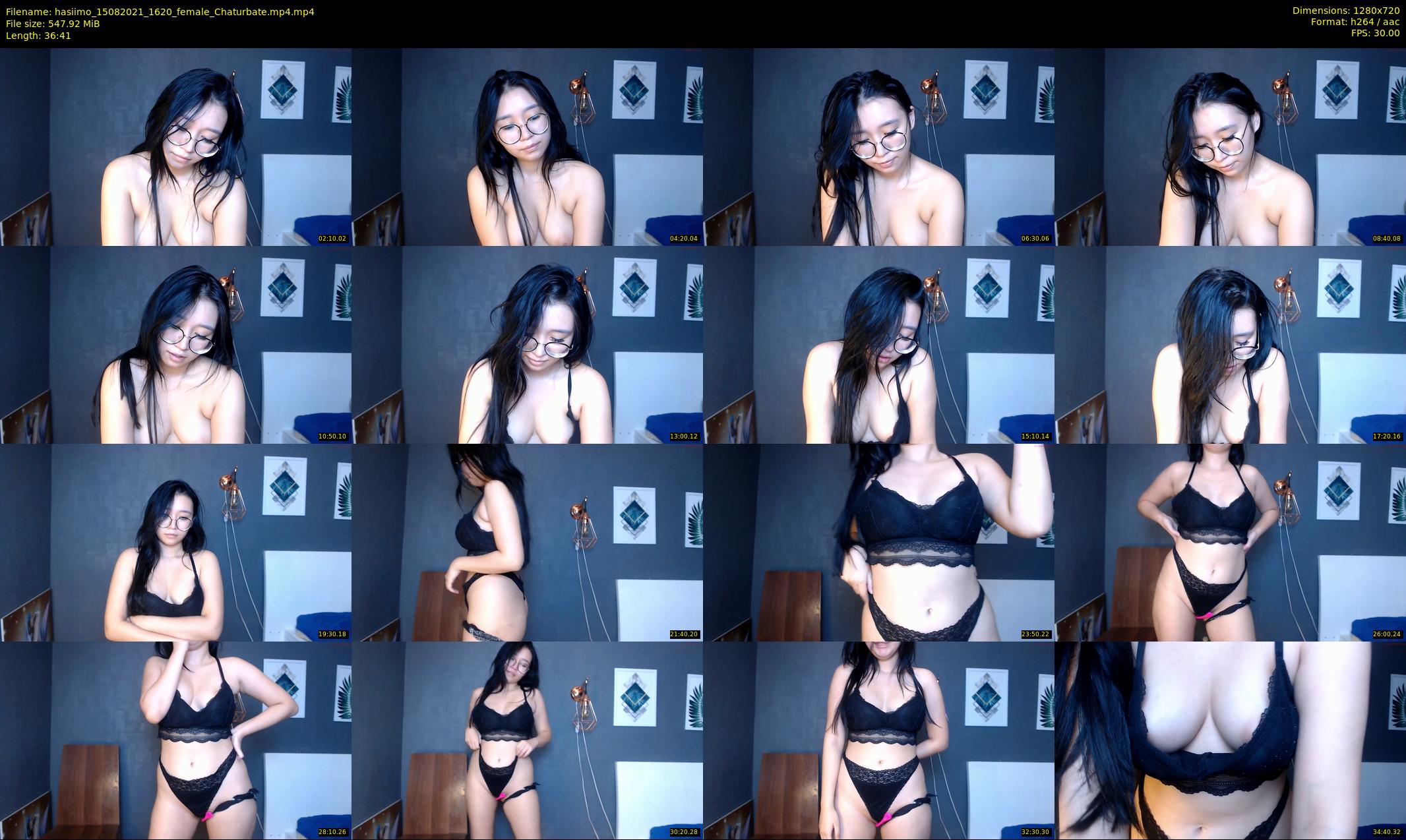 hasiimo — 37 minute Chaturbate female cam show recording, 720p, Aug 15, 2021