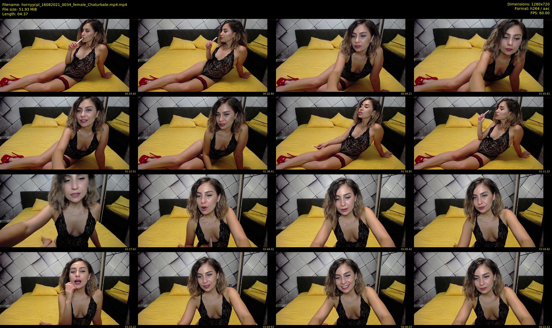 hornyycpl — 5 minute Chaturbate couple cam show recording, 720p, Aug 16, 2021