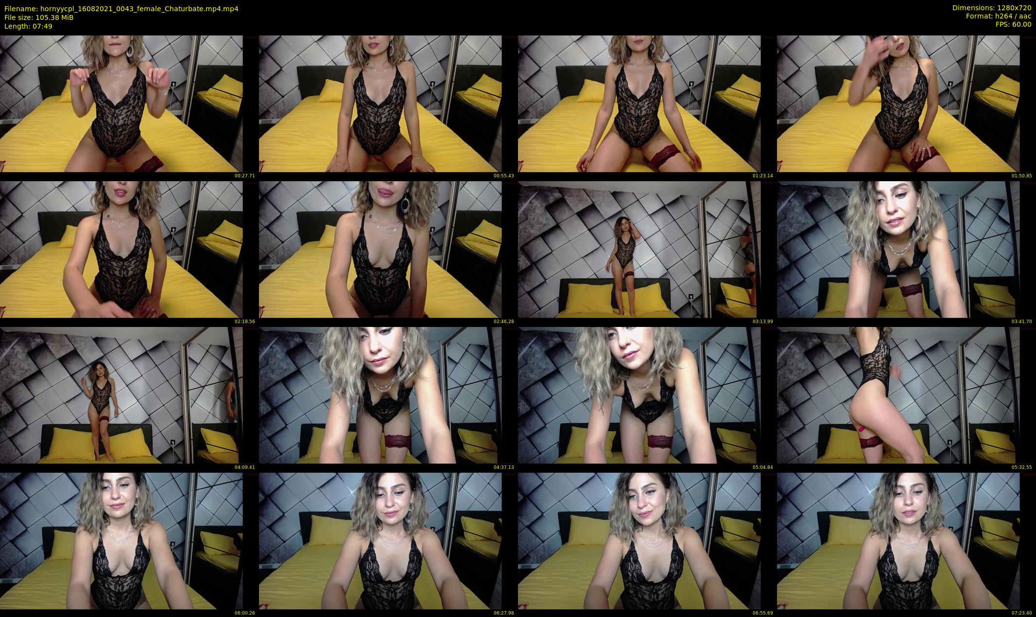hornyycpl — 8 minute Chaturbate couple cam show recording, 720p, Aug 16, 2021