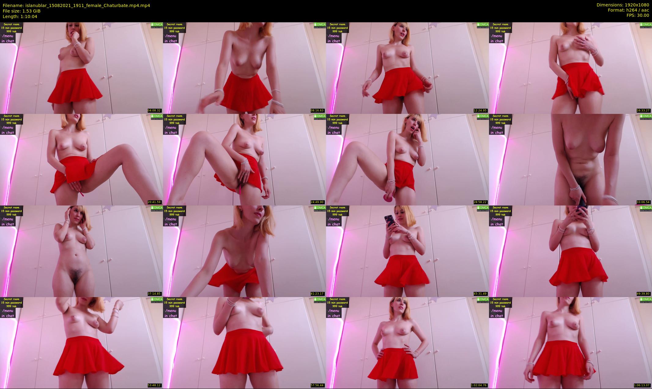 islanublar — 71 minute Chaturbate female cam show recording, 1080p, Aug 15, 2021