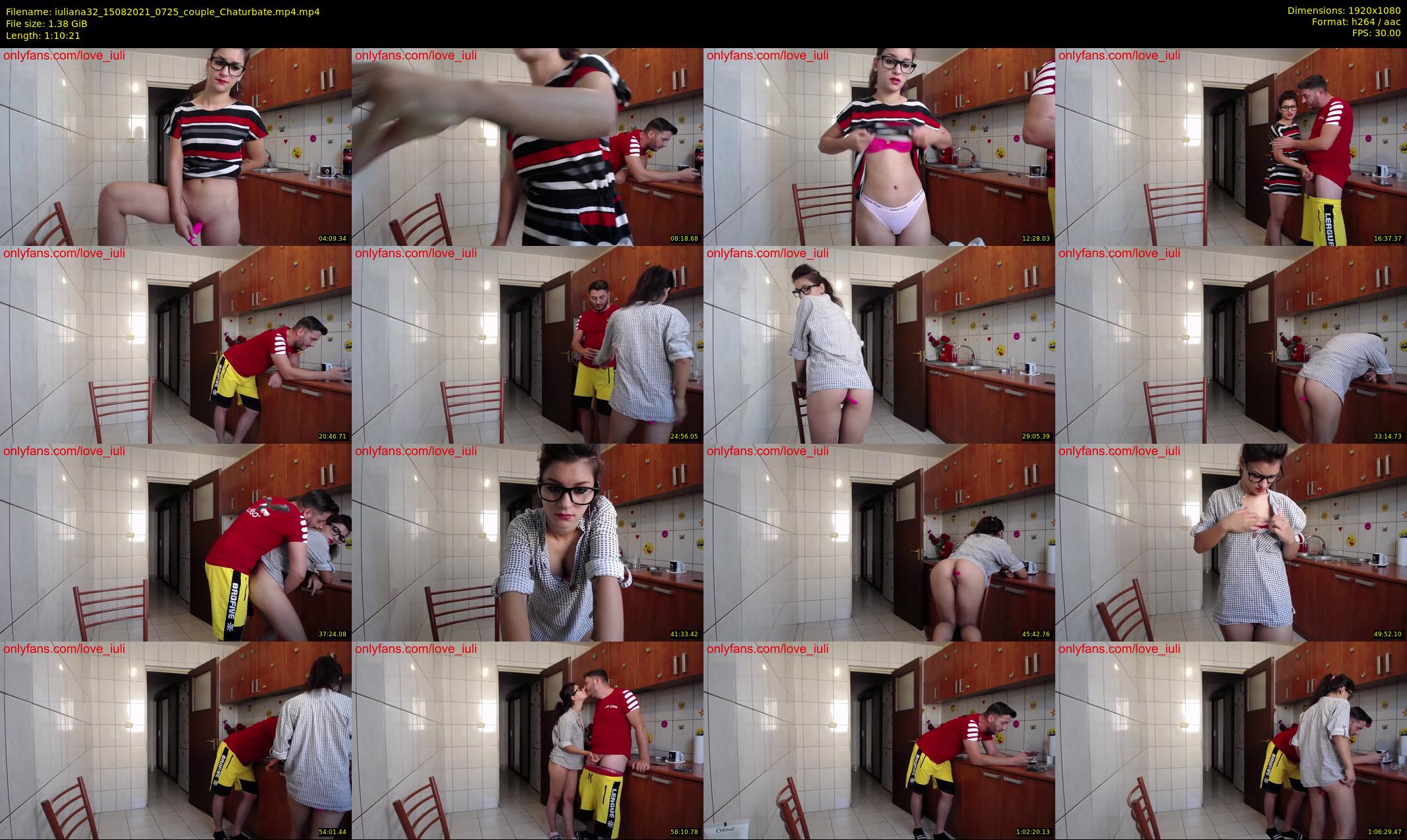 iuliana32 — 71 minute Chaturbate couple cam show recording, 1080p, Aug 15, 2021