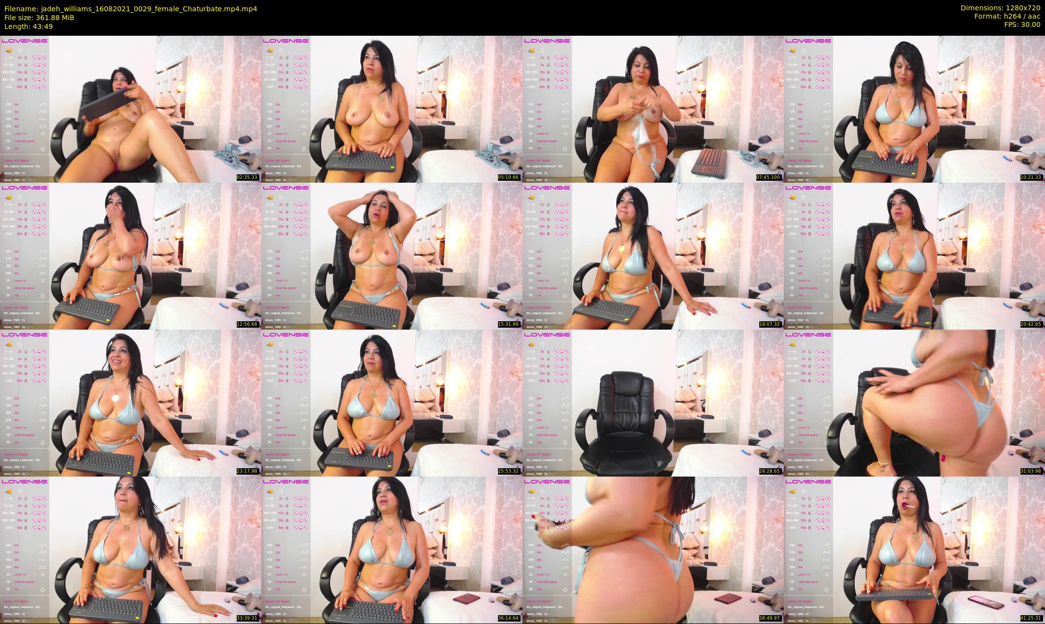 jadeh_williams — 44 minute Chaturbate female cam show recording, 720p, Aug 16, 2021