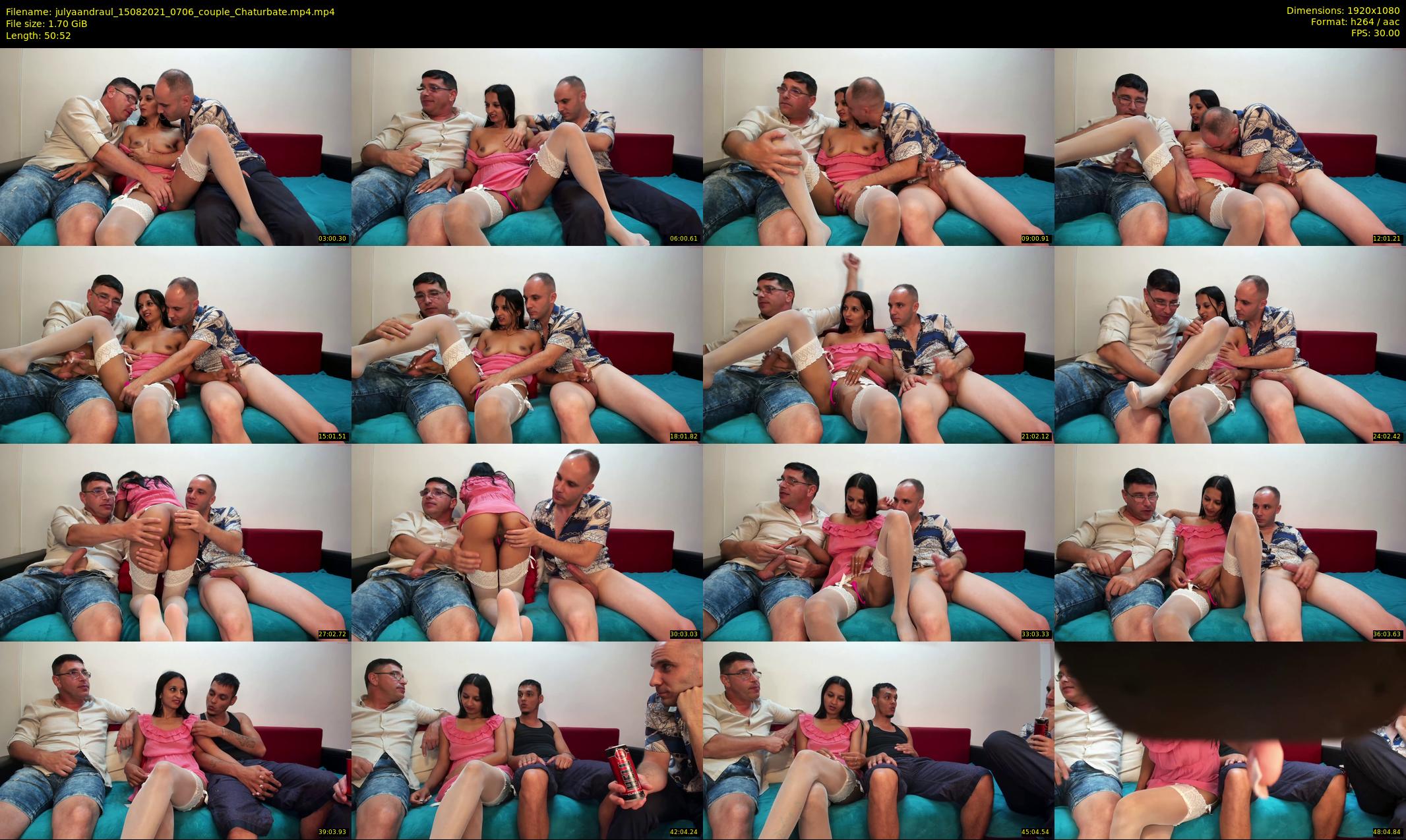 julyaandraul — 51 minute Chaturbate couple cam show recording, 1080p, Aug 15, 2021