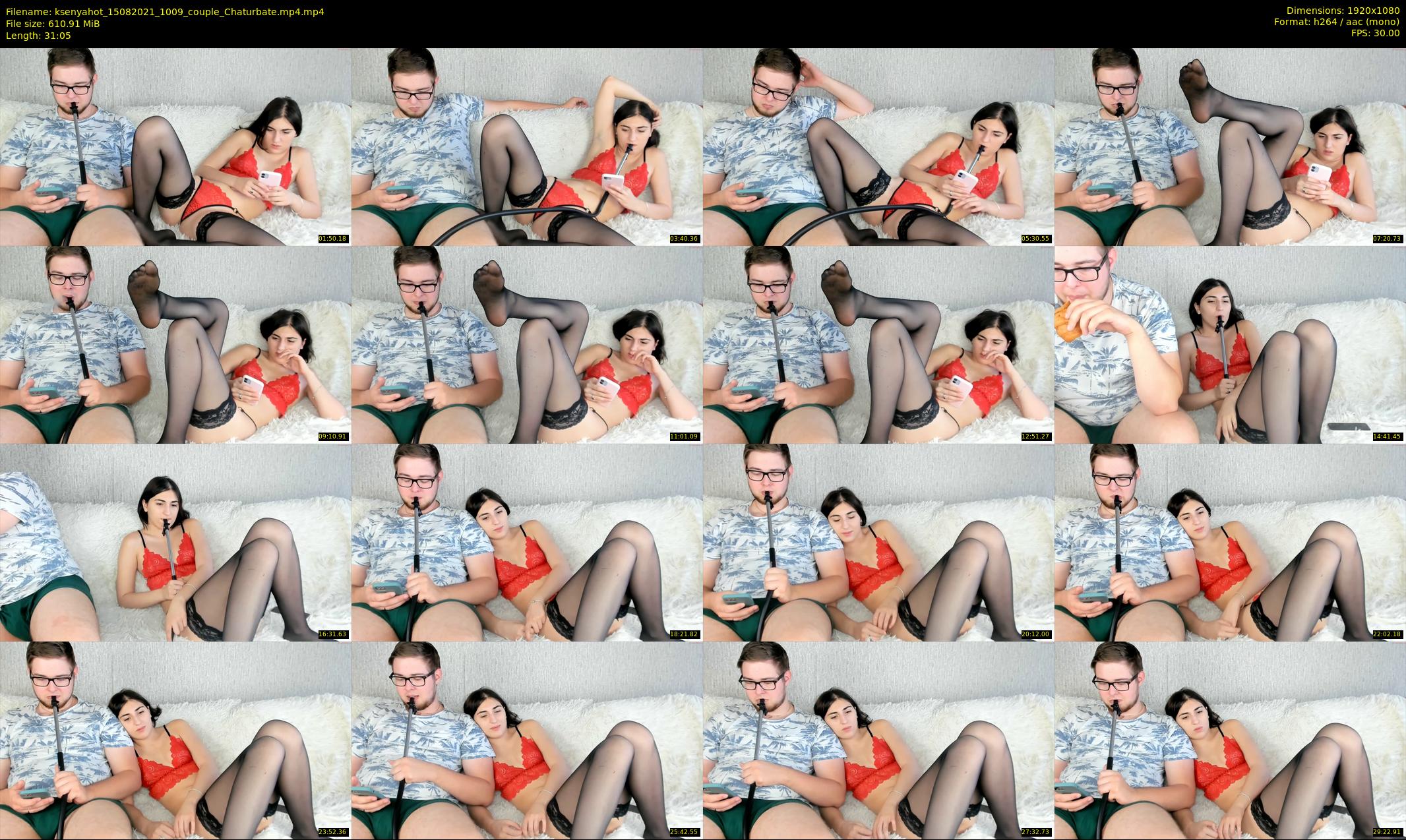 ksenyahot — 32 minute Chaturbate couple cam show recording, 1080p, Aug 15, 2021