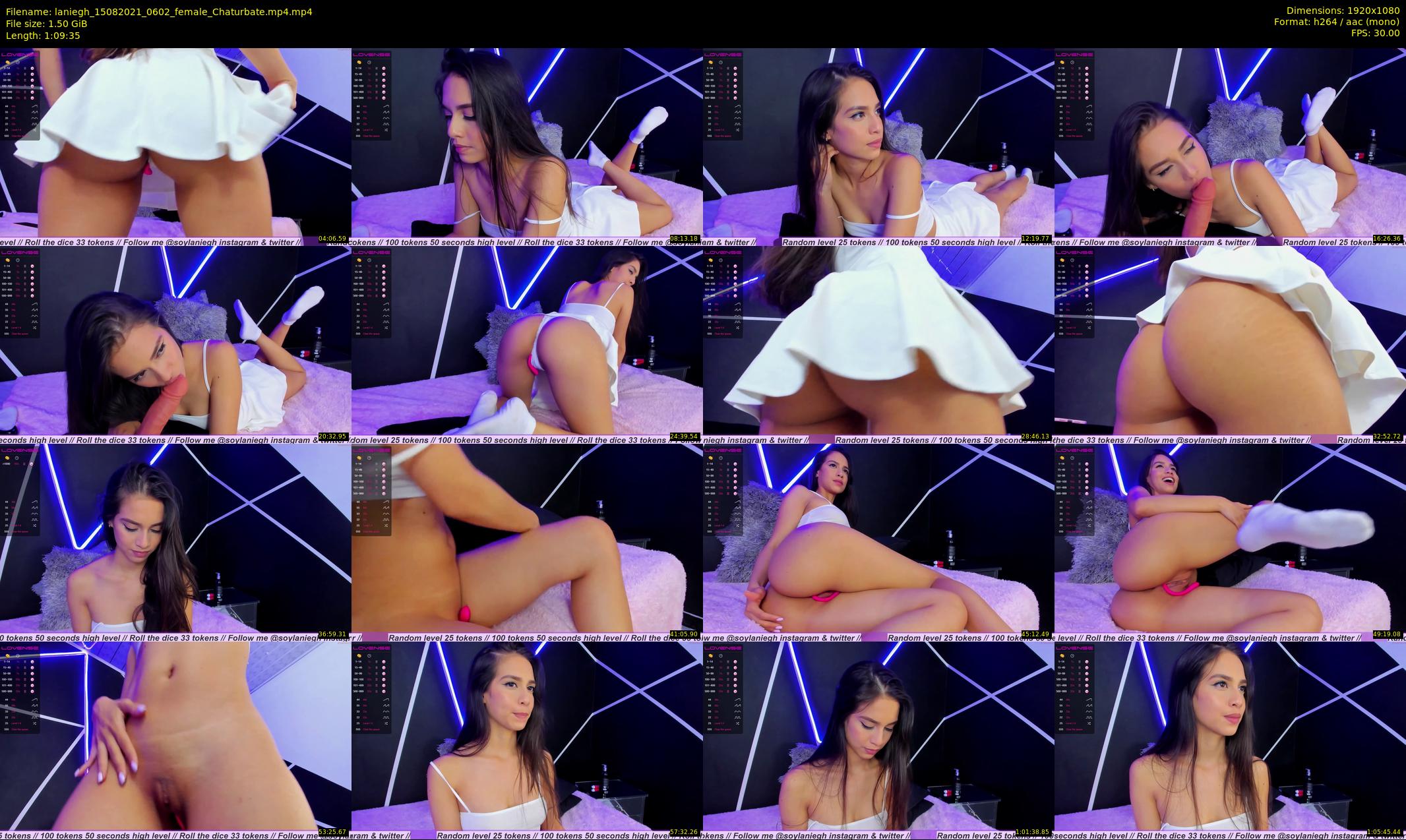 laniegh — 70 minute Chaturbate female cam show recording, 1080p, Aug 15, 2021