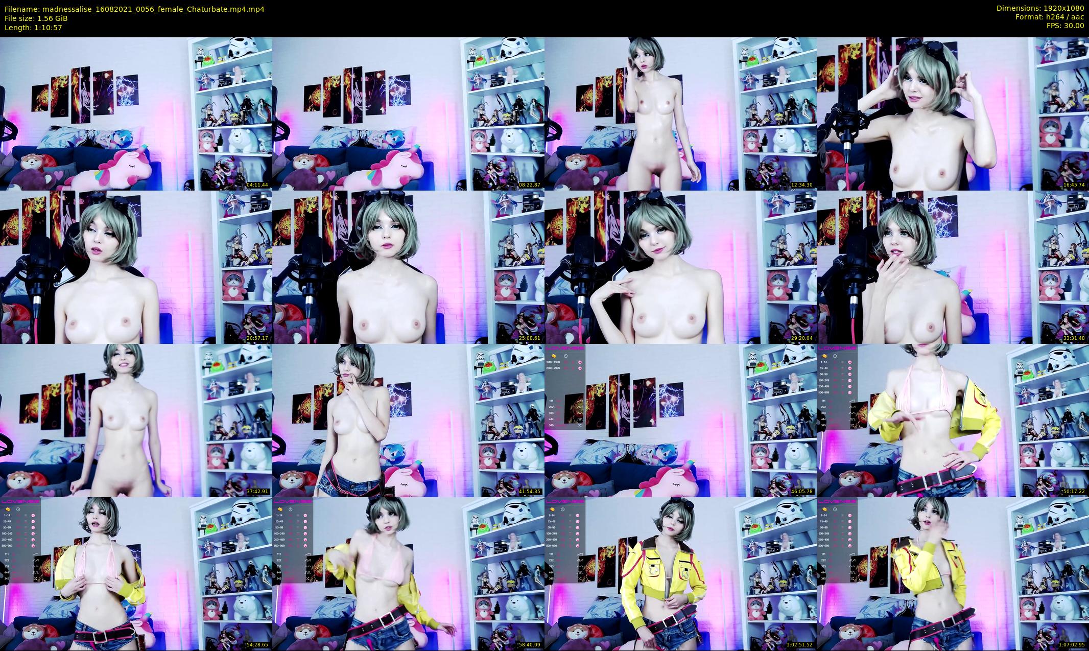 madnessalise — 71 minute Chaturbate female cam show recording, 1080p, Aug 16, 2021