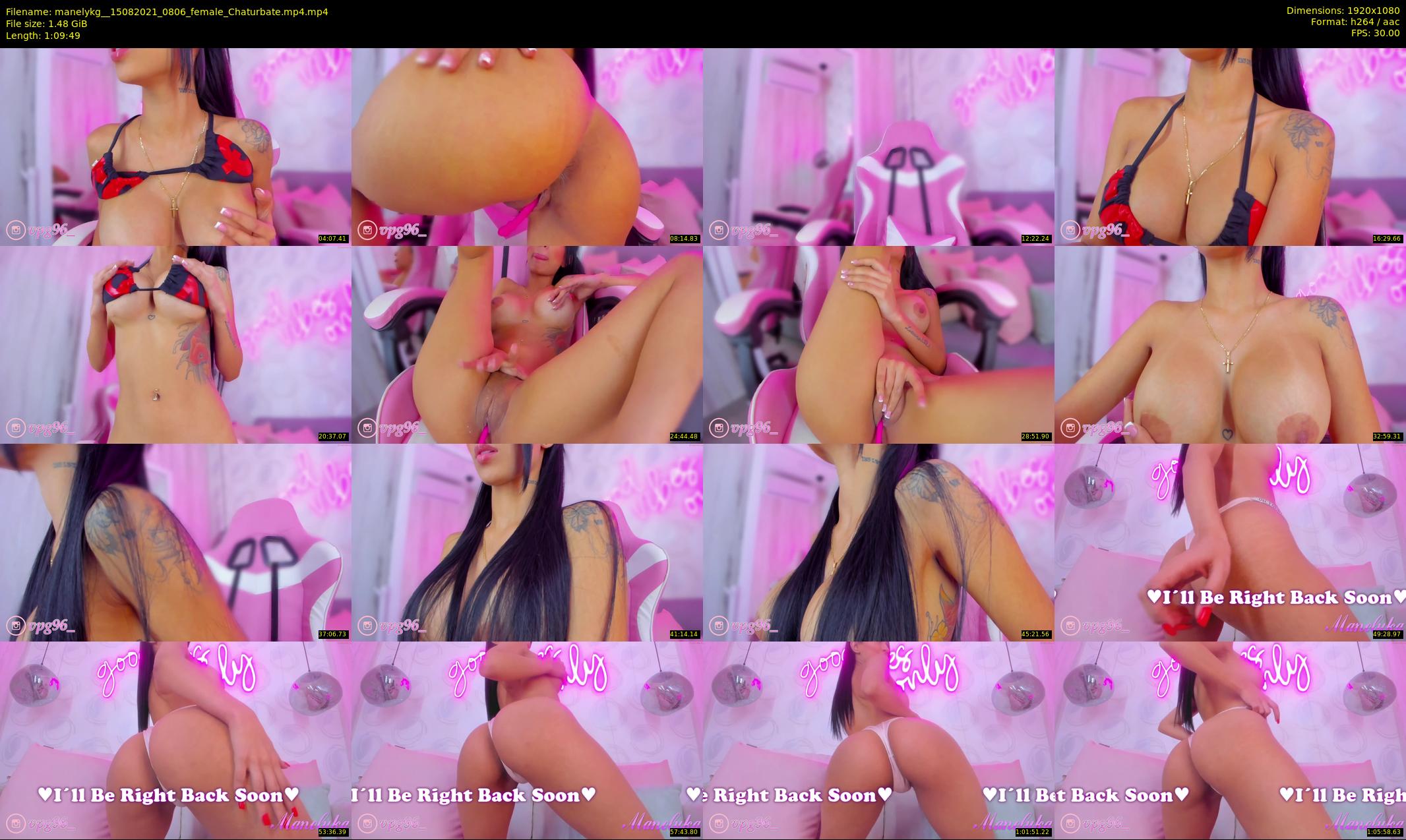 manelykg_ — 70 minute Chaturbate female cam show recording, 1080p, Aug 15, 2021