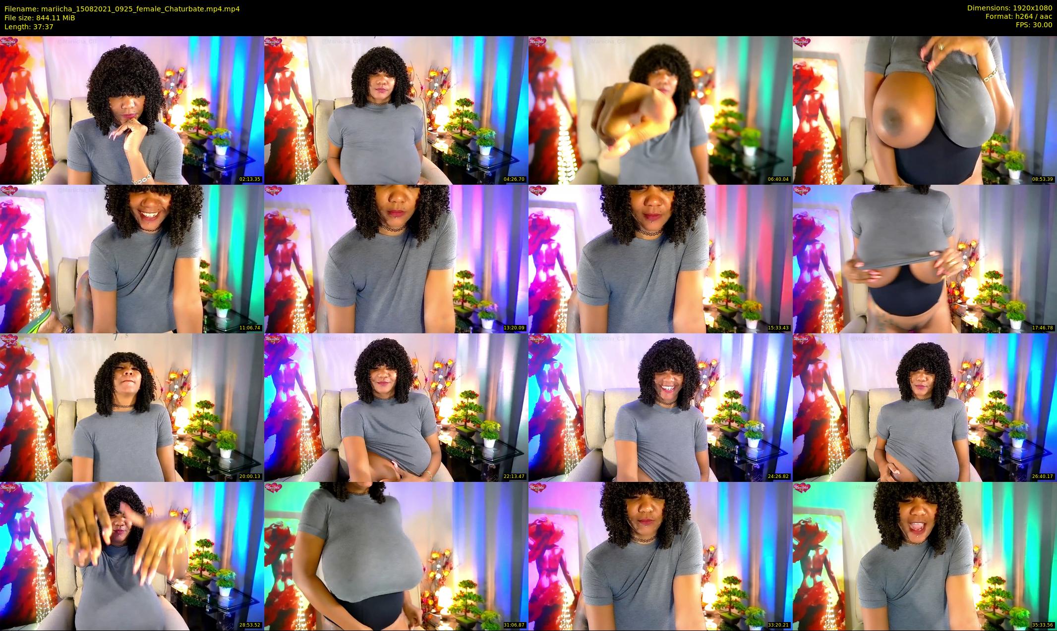 mariicha — 38 minute Chaturbate female cam show recording, 1080p, Aug 15, 2021