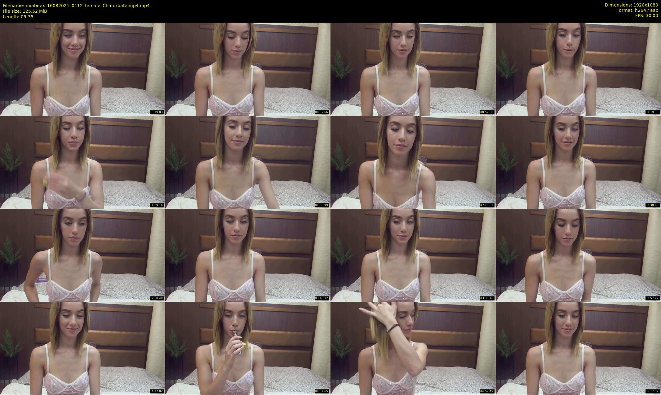 miabeex — 6 minute Chaturbate female cam show recording, 1080p, Aug 16, 2021