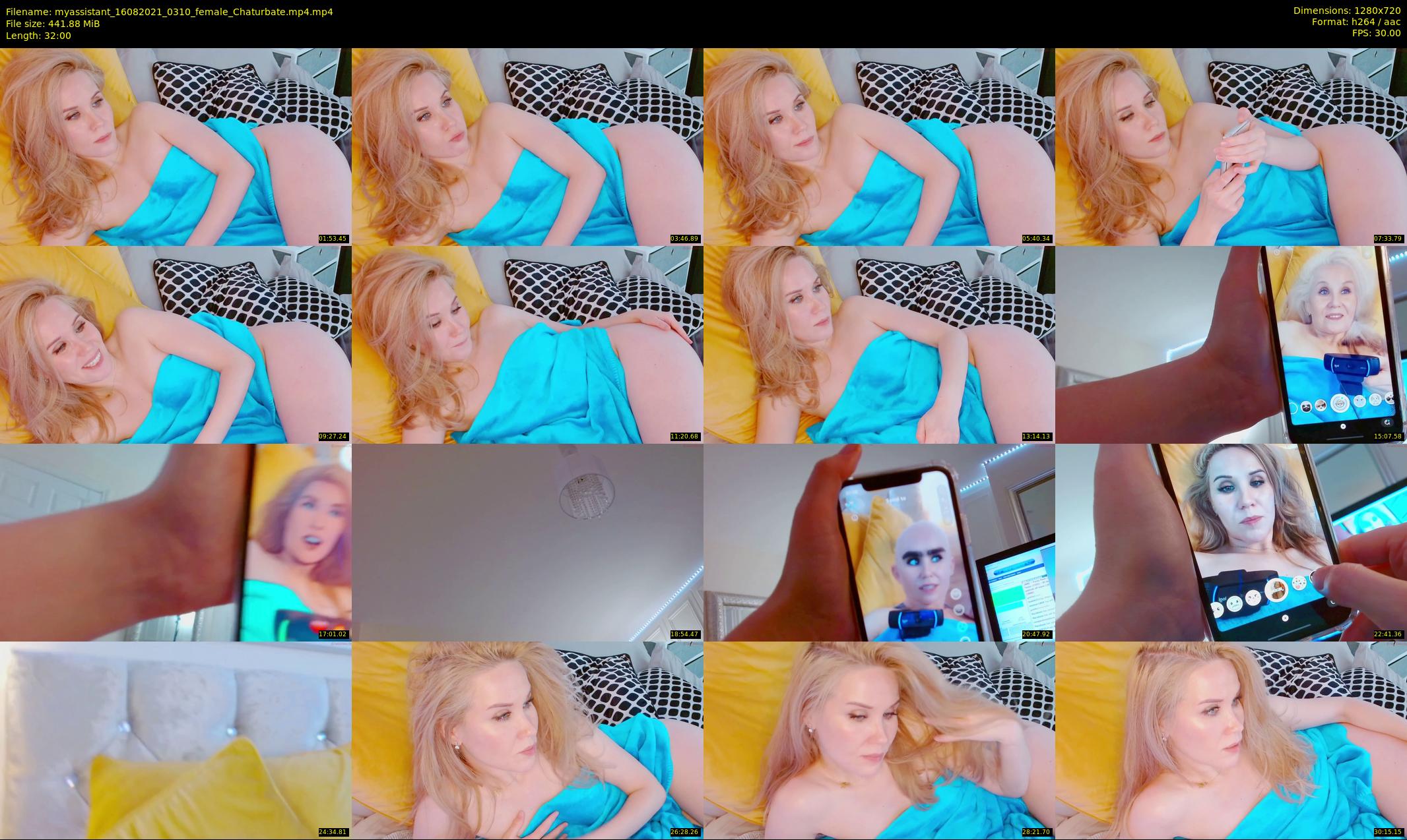 myassistant — 32 minute Chaturbate female cam show recording, 720p, Aug 16, 2021