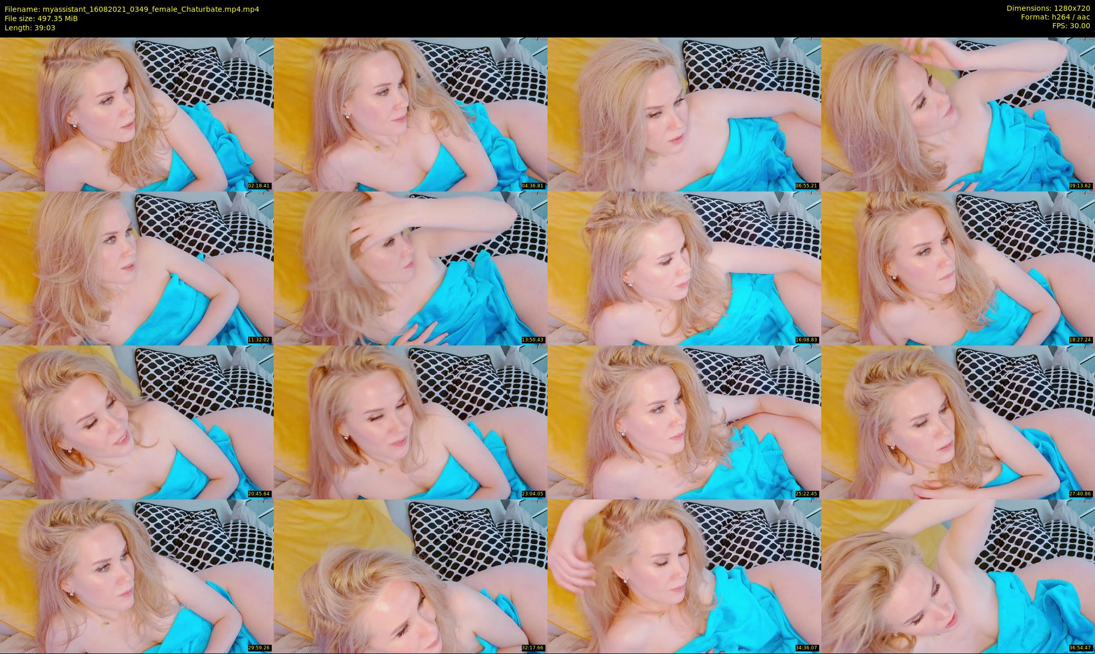myassistant — 40 minute Chaturbate female cam show recording, 720p, Aug 16, 2021