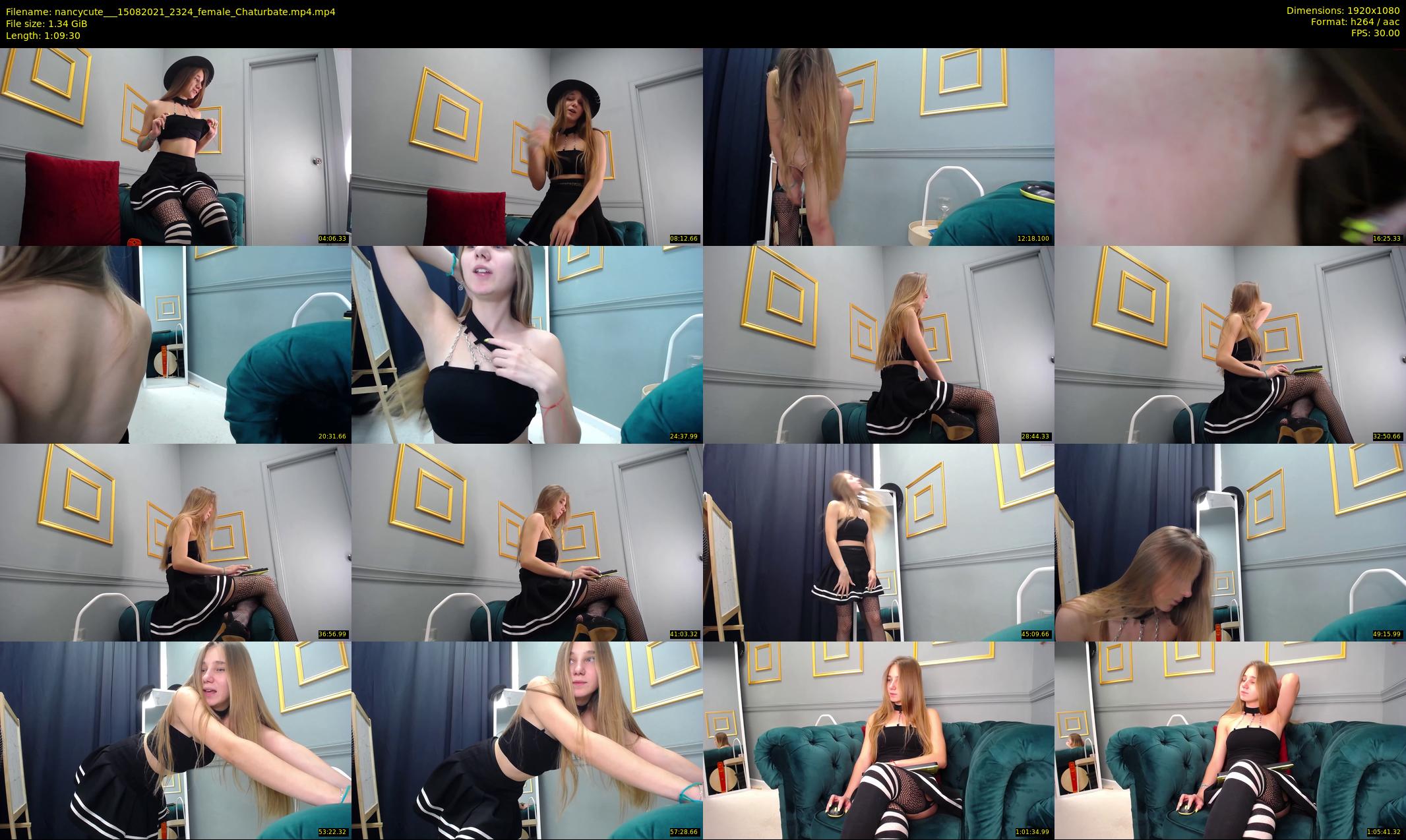nancycute__ — 70 minute Chaturbate female cam show recording, 1080p, Aug 15, 2021