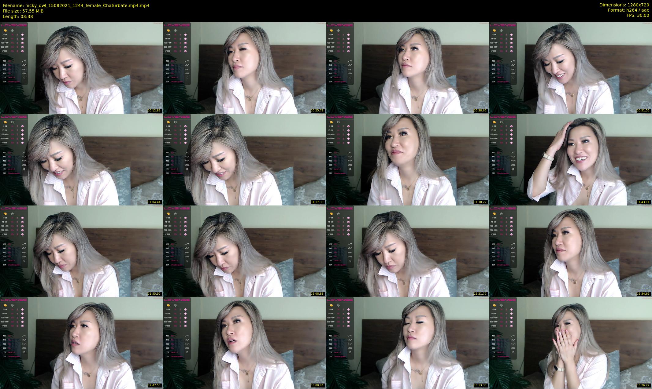 nicky_owl — 4 minute Chaturbate female cam show recording, 720p, Aug 15, 2021