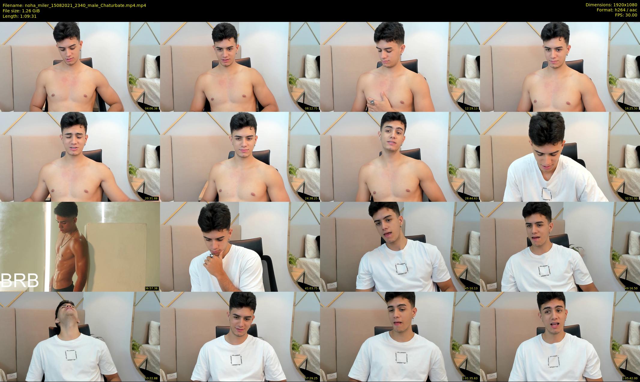 noha_miler — 70 minute Chaturbate male cam show recording, 1080p, Aug 15, 2021