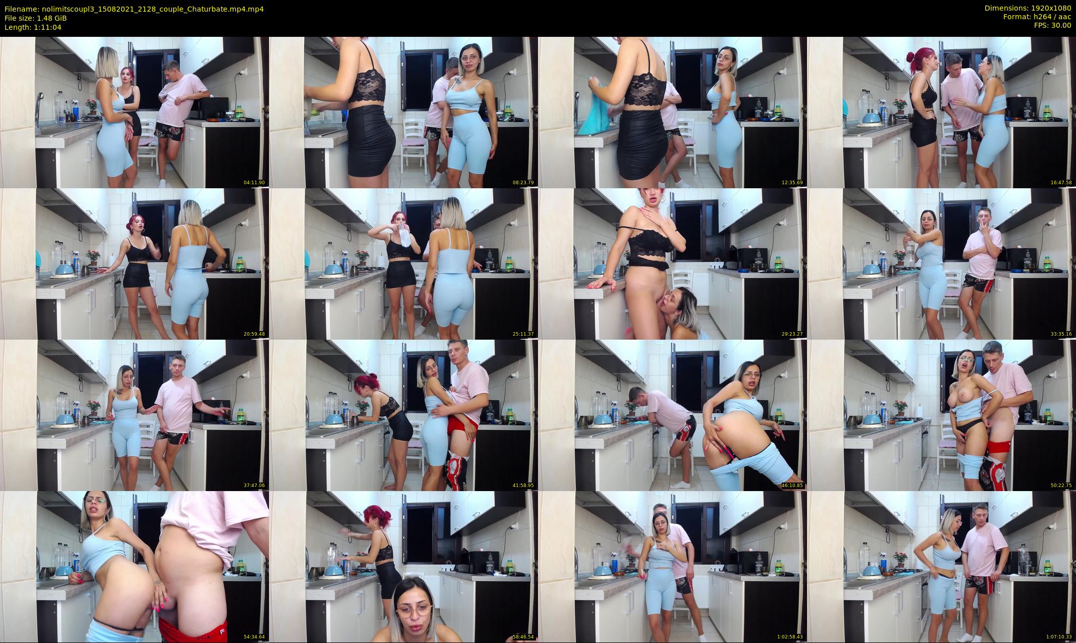 nolimitscoupl3 — 72 minute Chaturbate couple cam show recording, 1080p, Aug 15, 2021
